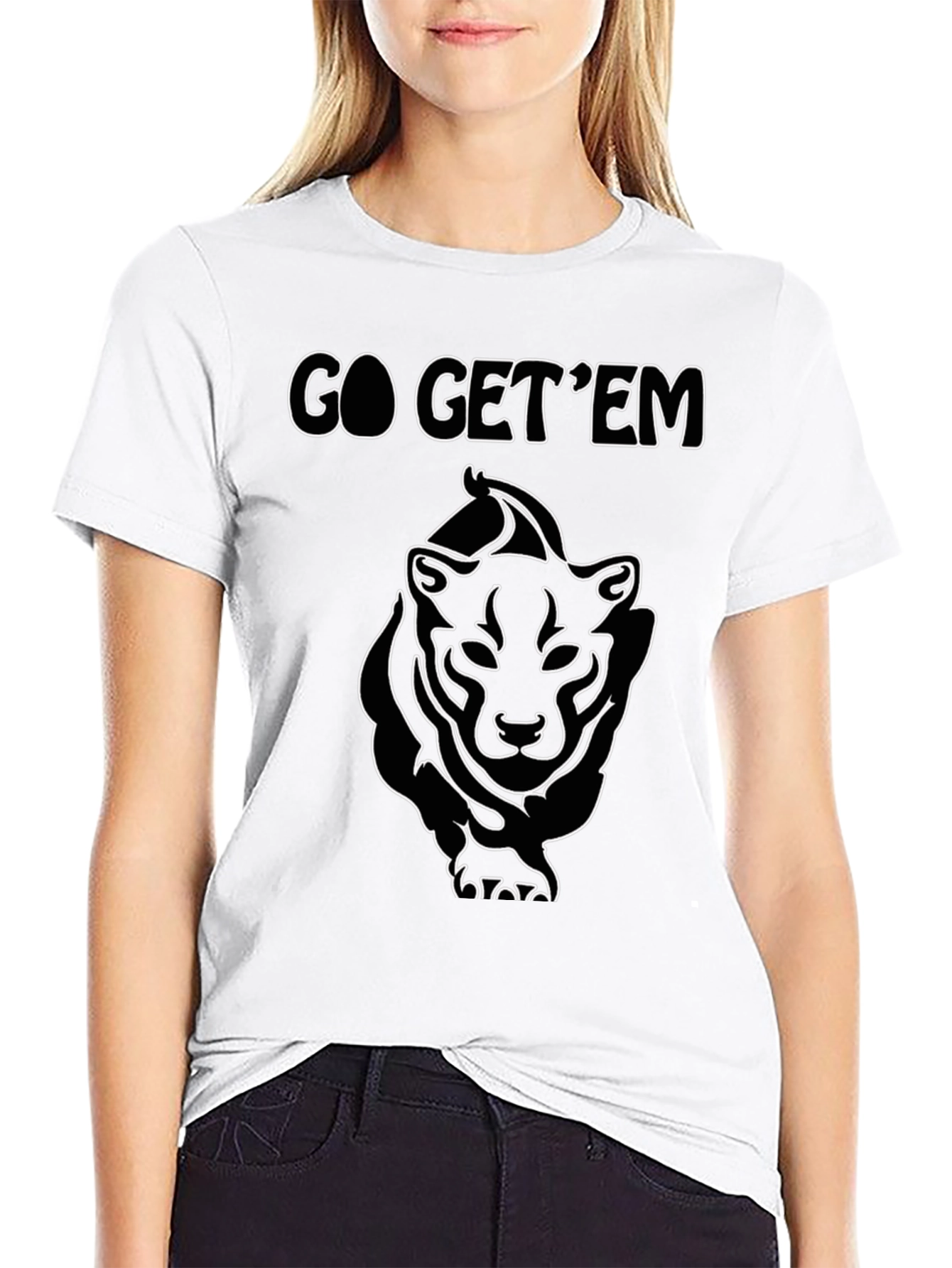 Go Get Em Graphic Tee - Fierce Tiger Design