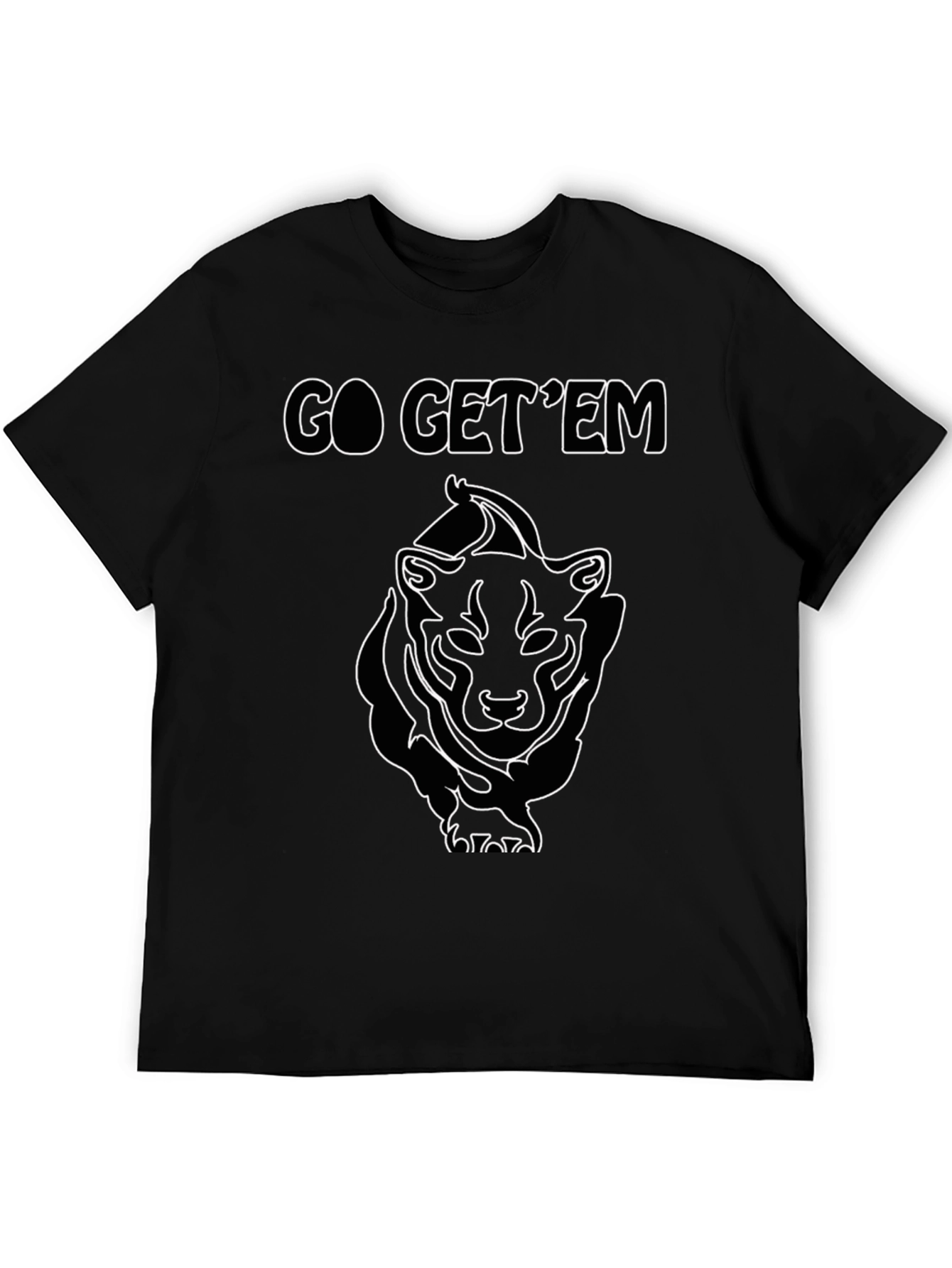 Go Get Em Graphic Tee - Fierce Tiger Design