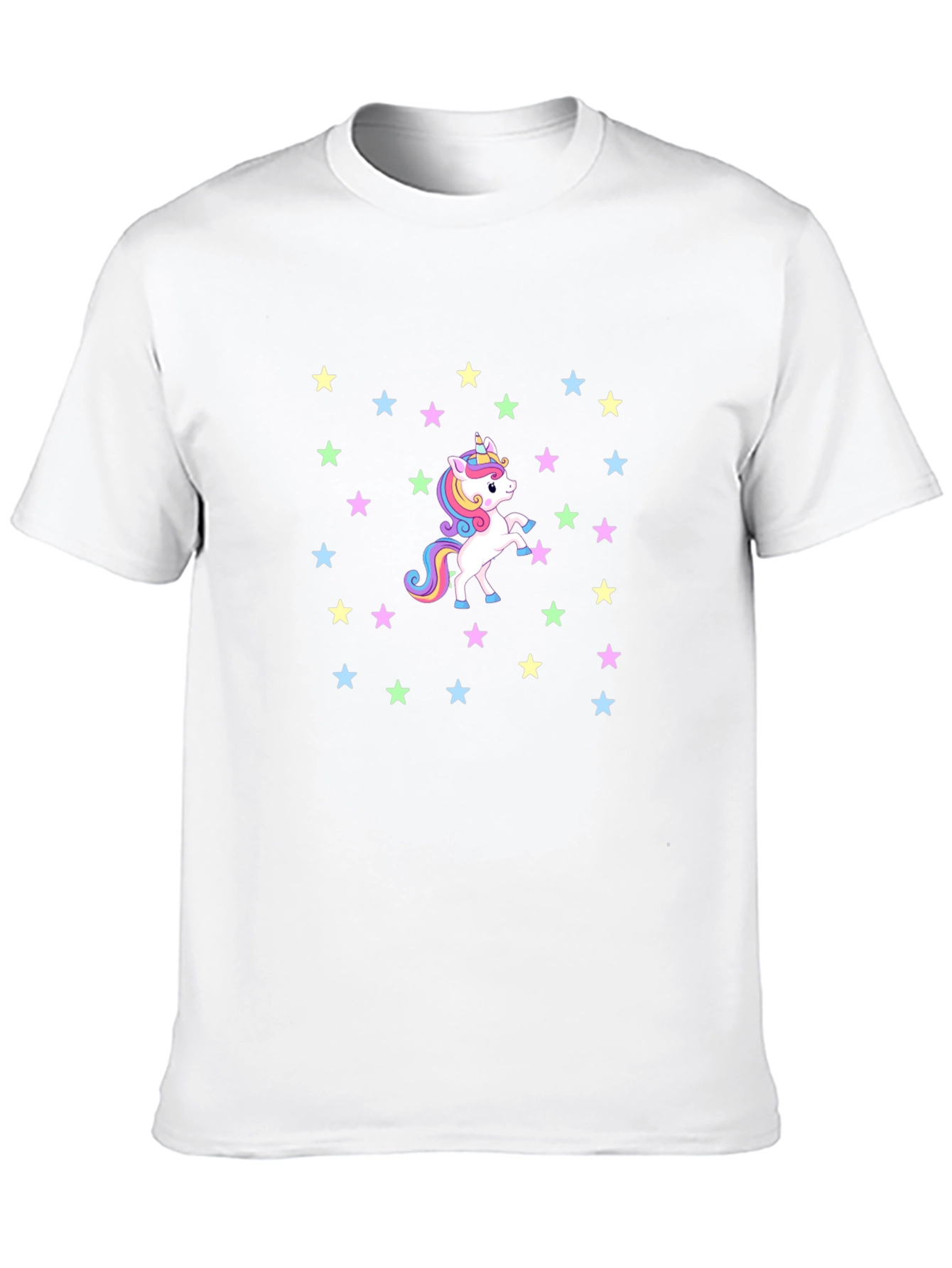 Unicorn Starry Black T-Shirt