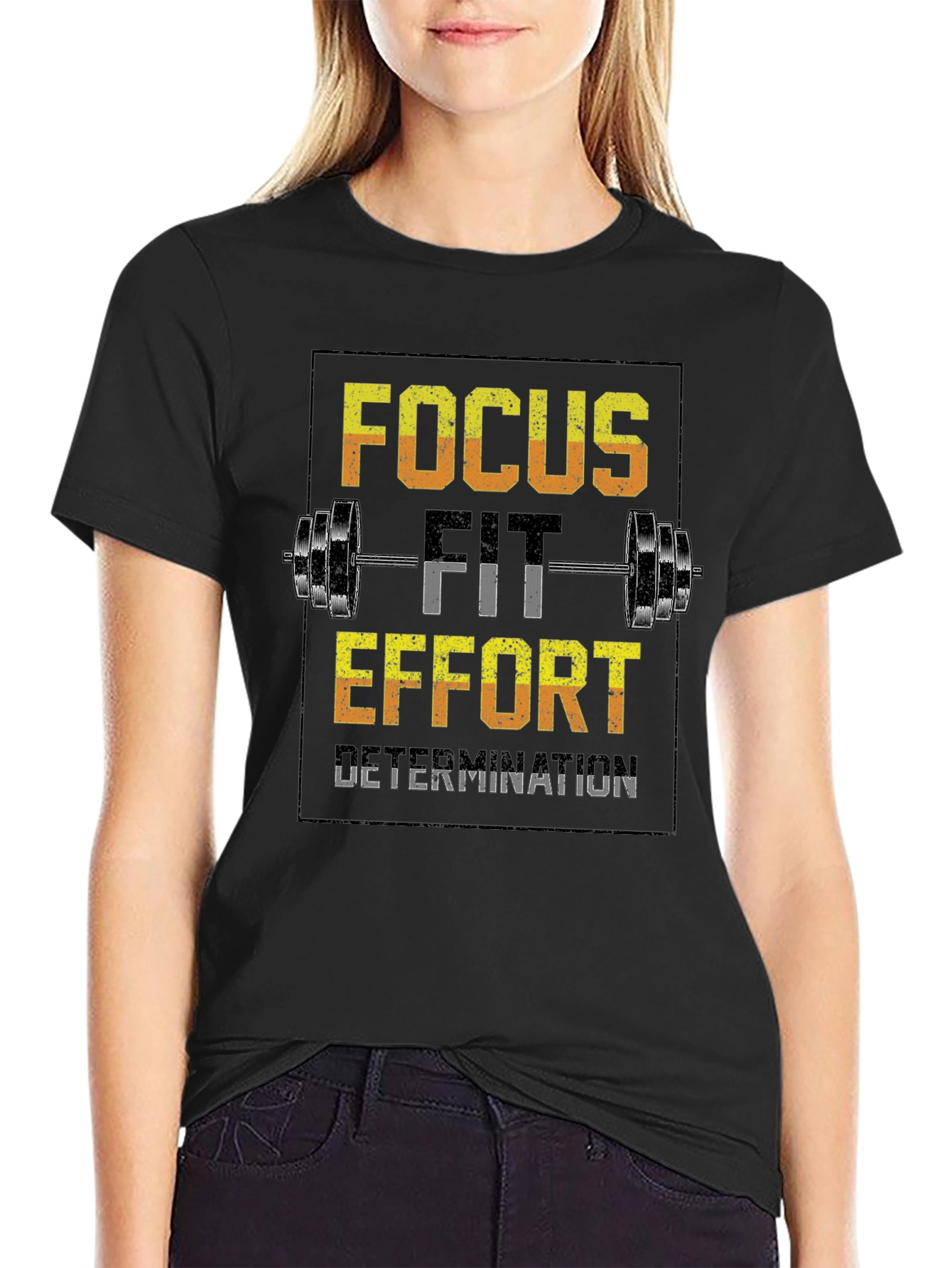Focus Fit Effort Gym Workout T-Shirt