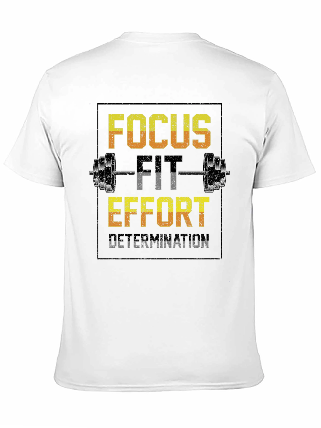 Focus Fit Effort Gym Workout T-Shirt