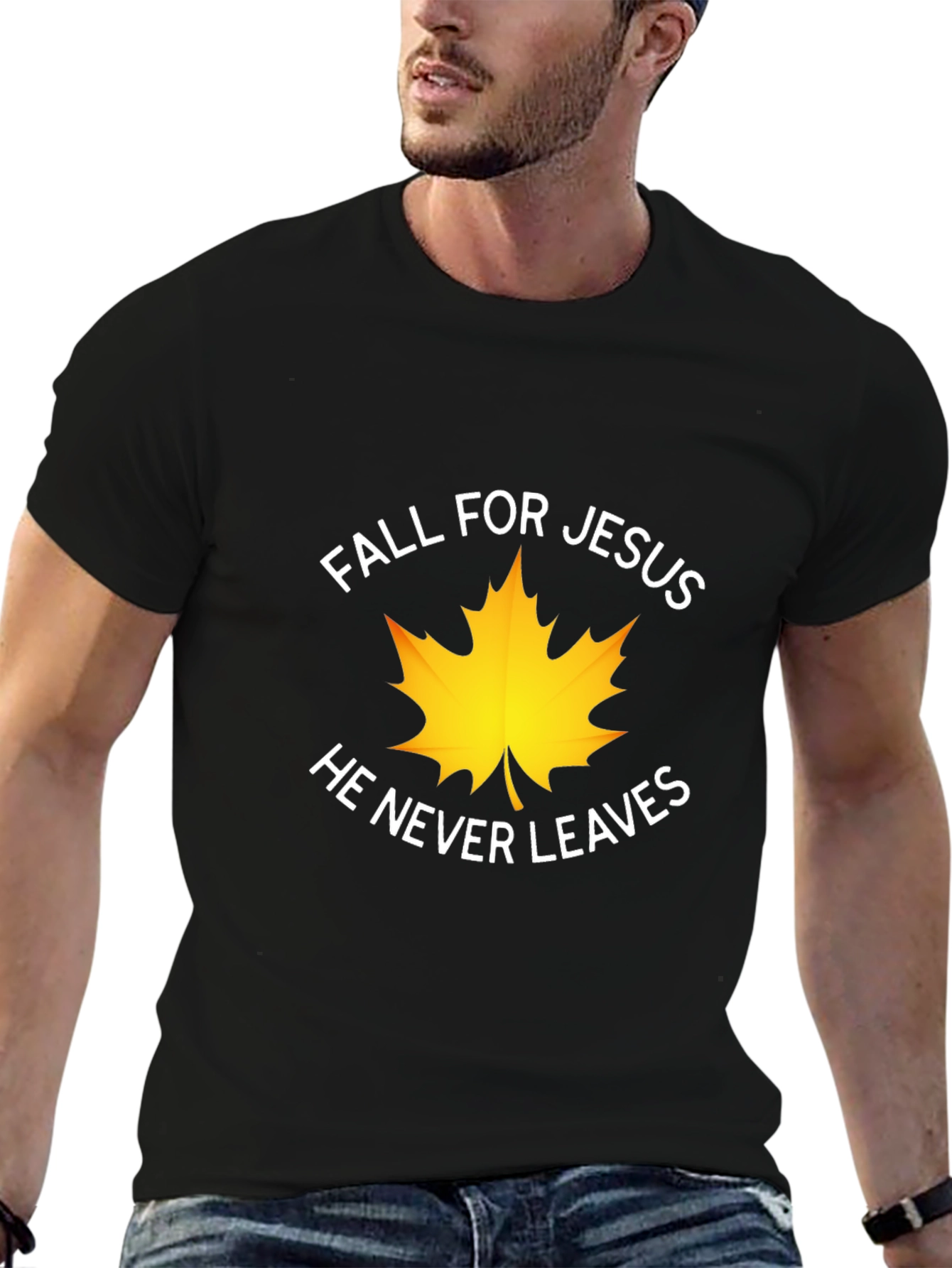 Fall for Jesus T-Shirt Christian Apparel