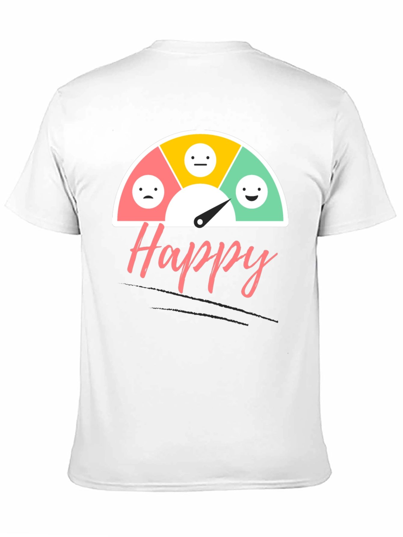 Happy Mood Gauge T-Shirt - Express Your Feelings!