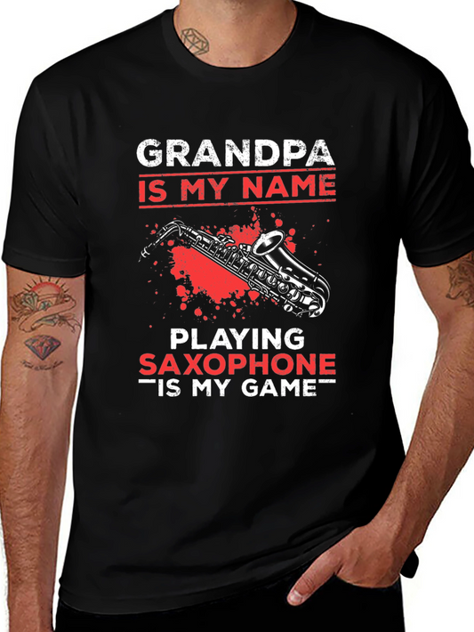 Grandpa Saxophone T-Shirt