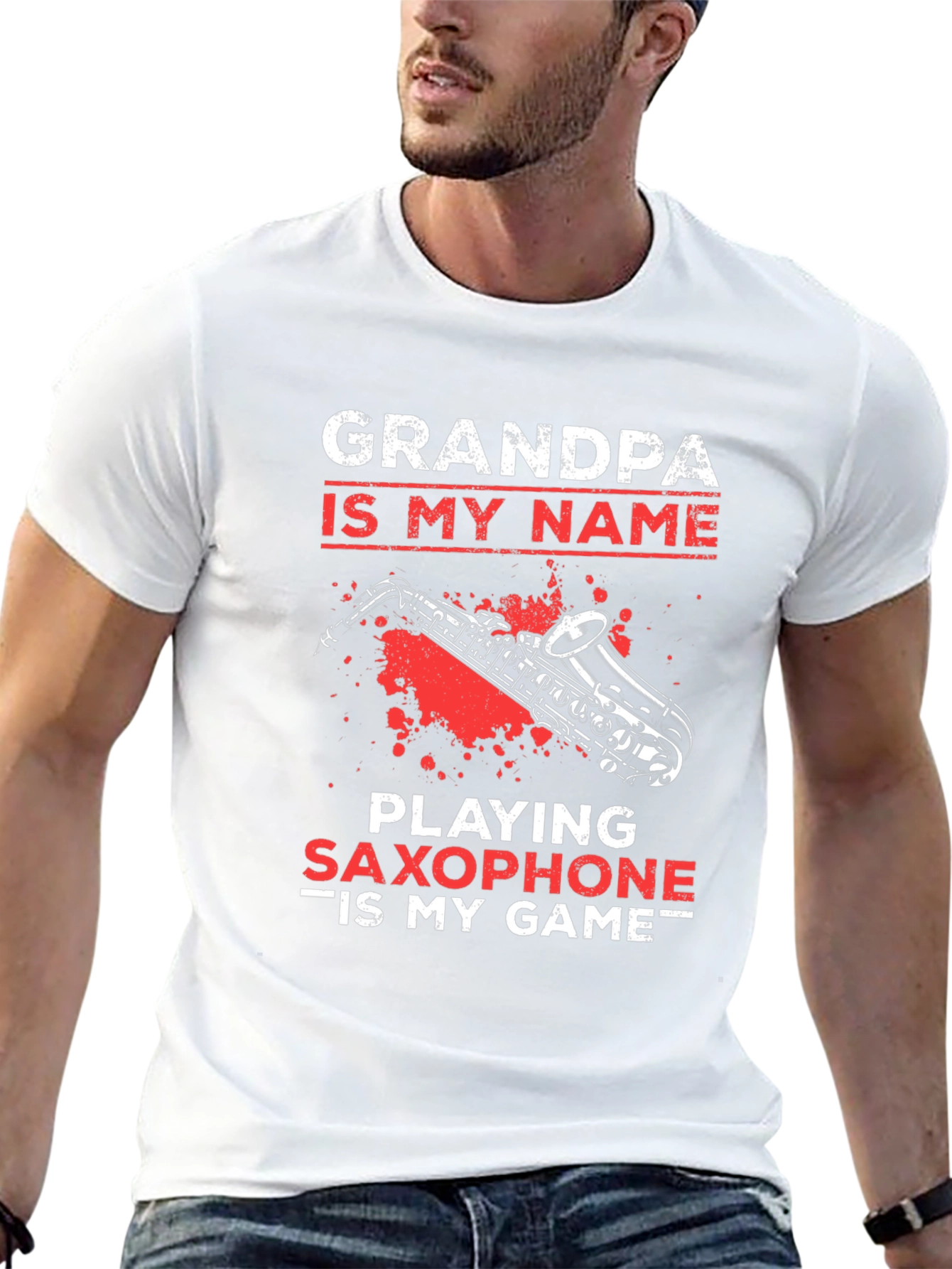 Grandpa Saxophone T-Shirt