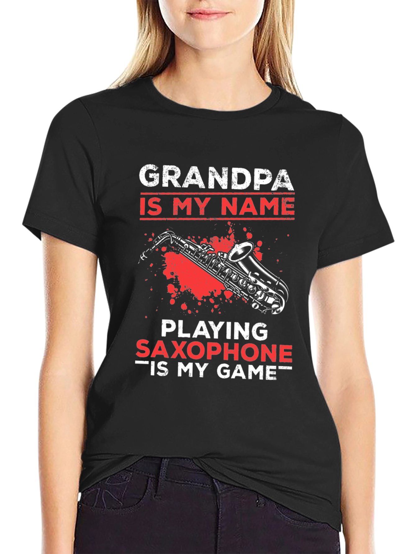 Grandpa Saxophone T-Shirt