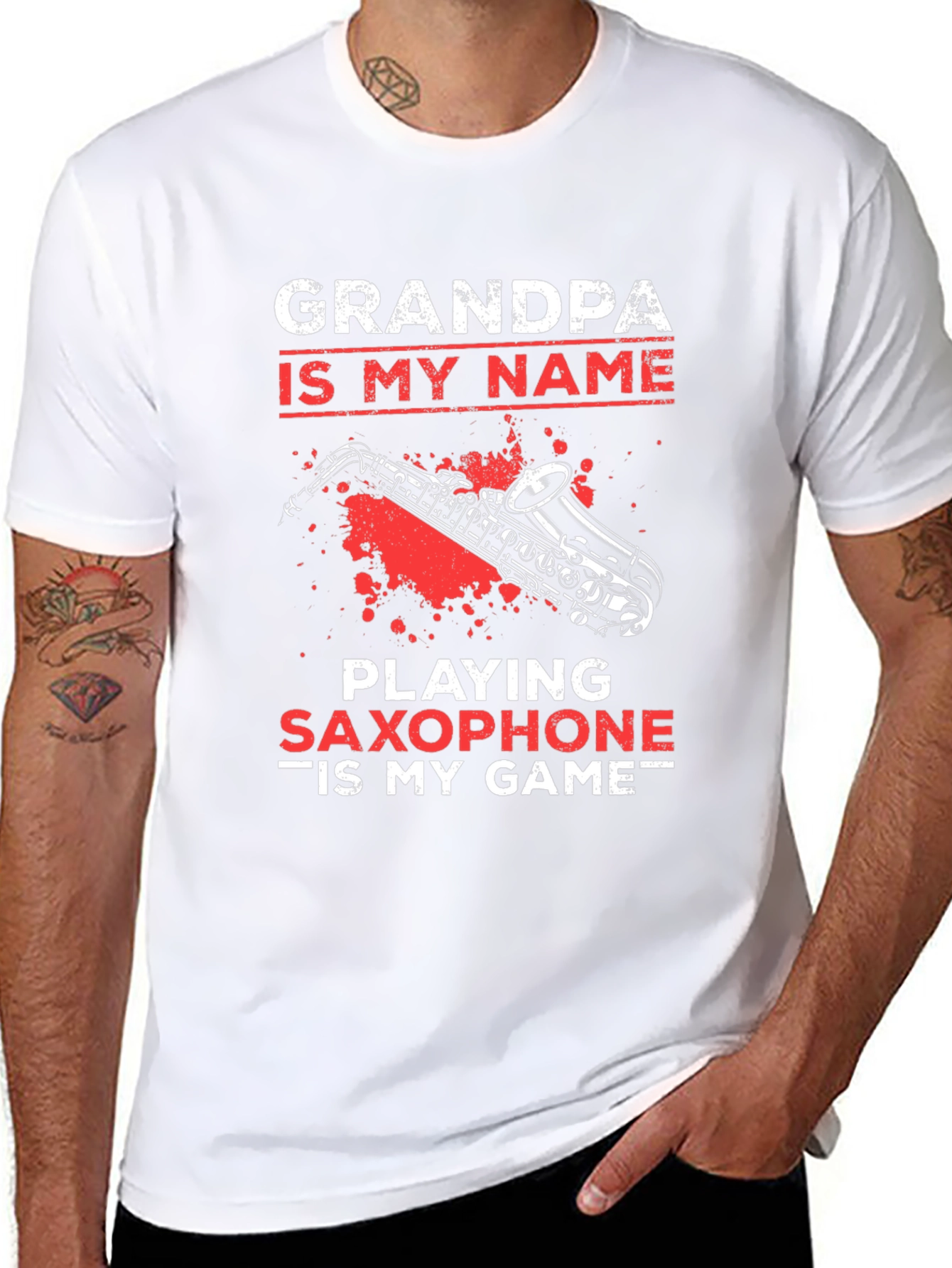 Grandpa Saxophone T-Shirt