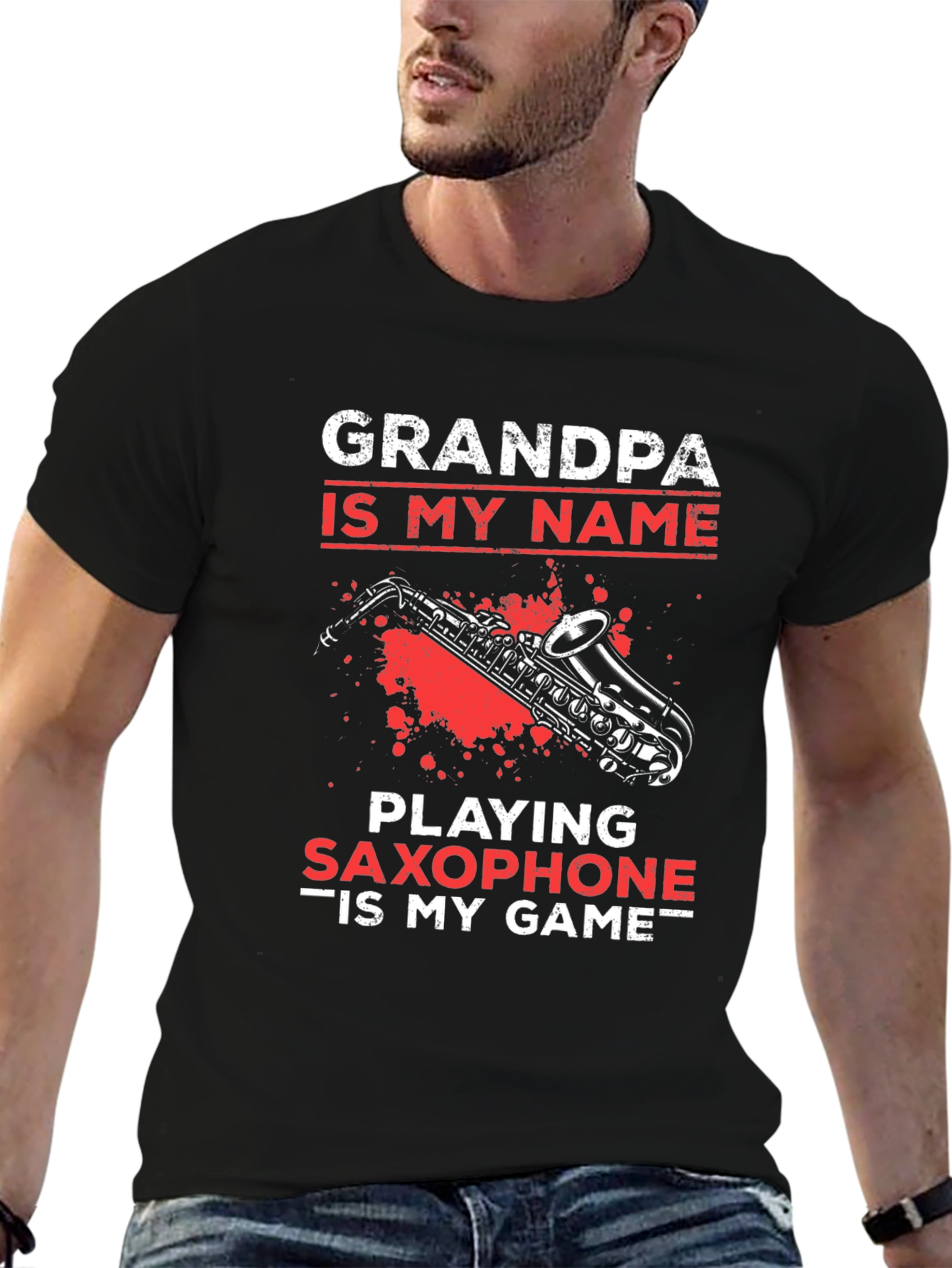 Grandpa Saxophone T-Shirt