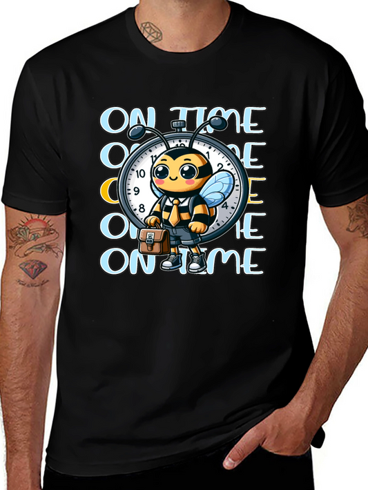 On Time Bee Graphic Tee