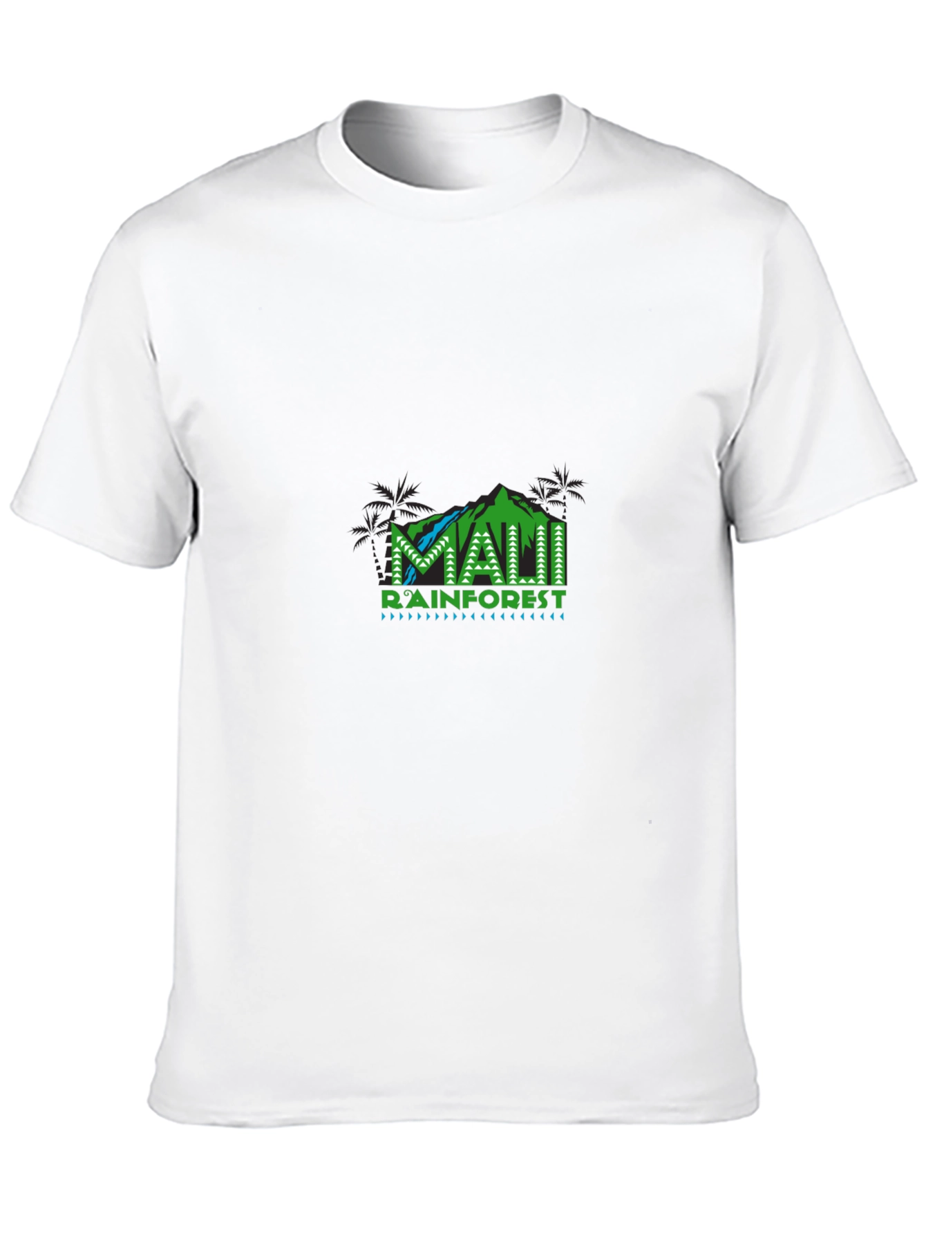 Maui Rainforest Graphic Black T-Shirt