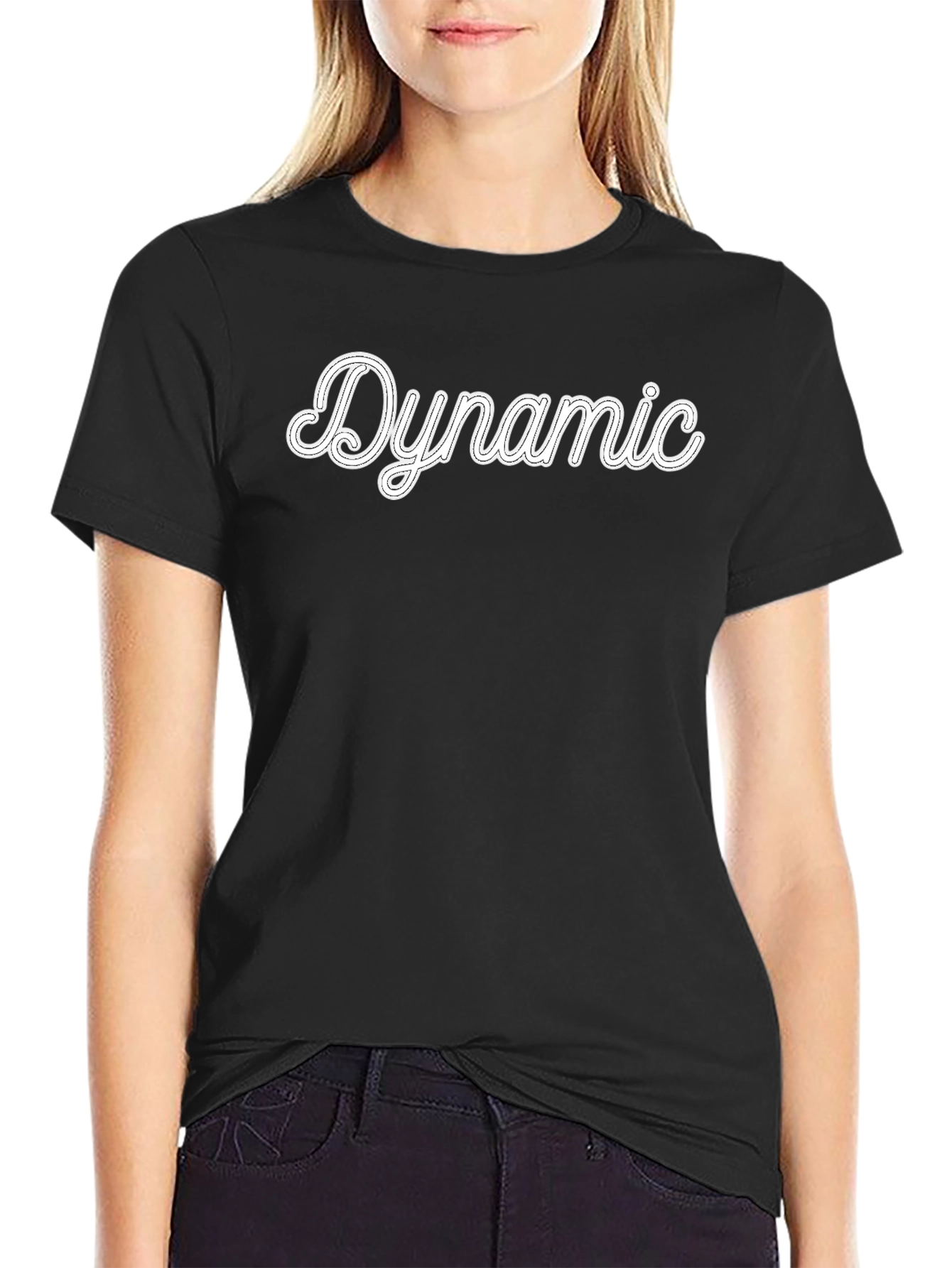 Dynamic Graphic Tee - Classic Black