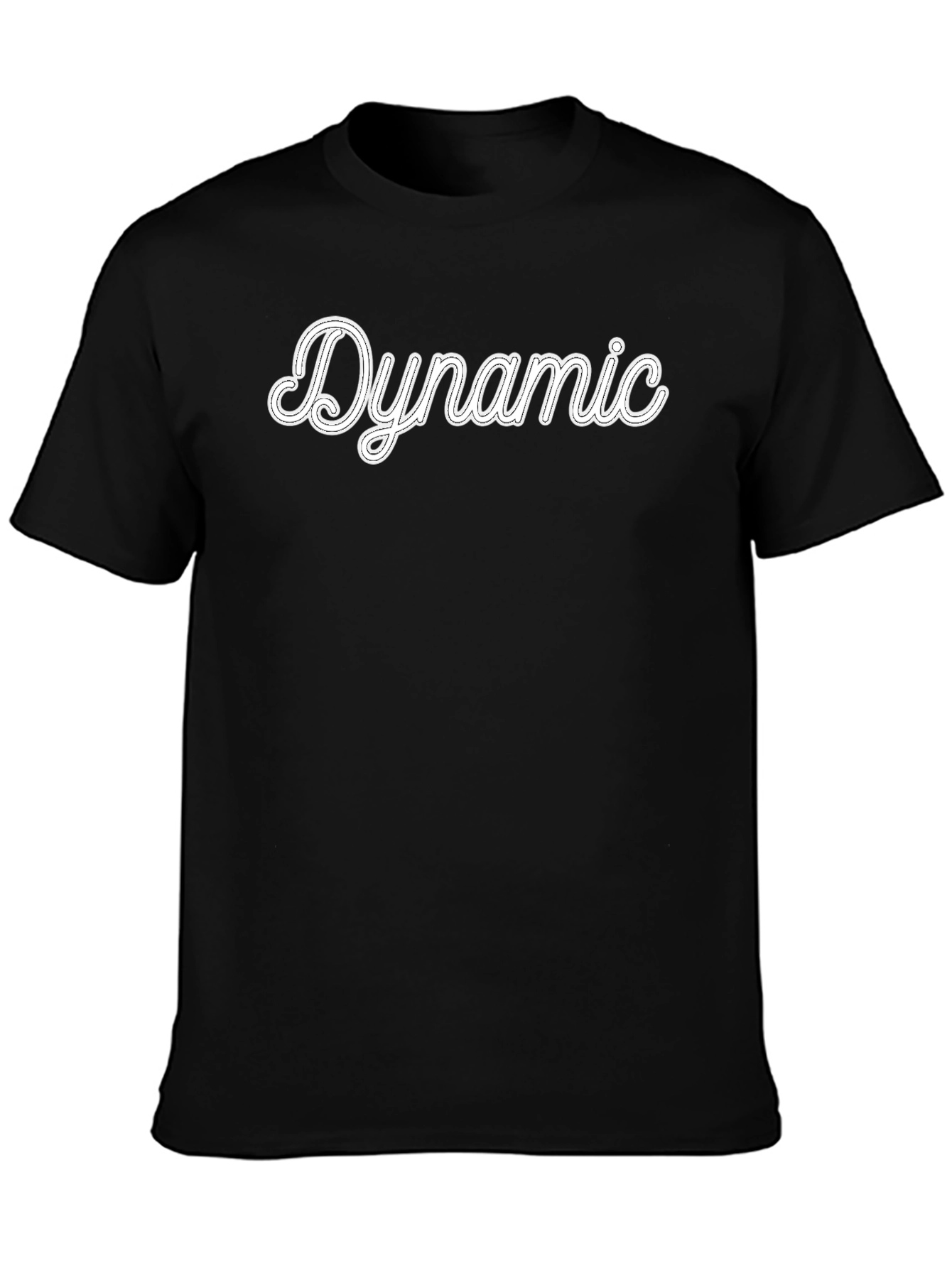 Dynamic Graphic Tee - Classic Black