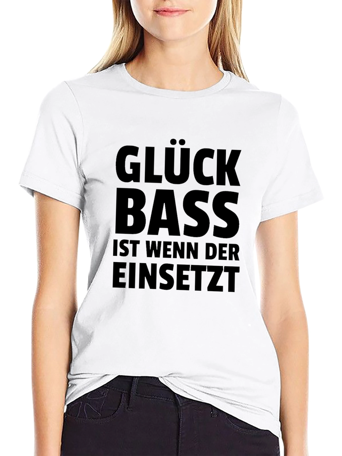 Glück Bass T-Shirt - Music Lover Tee