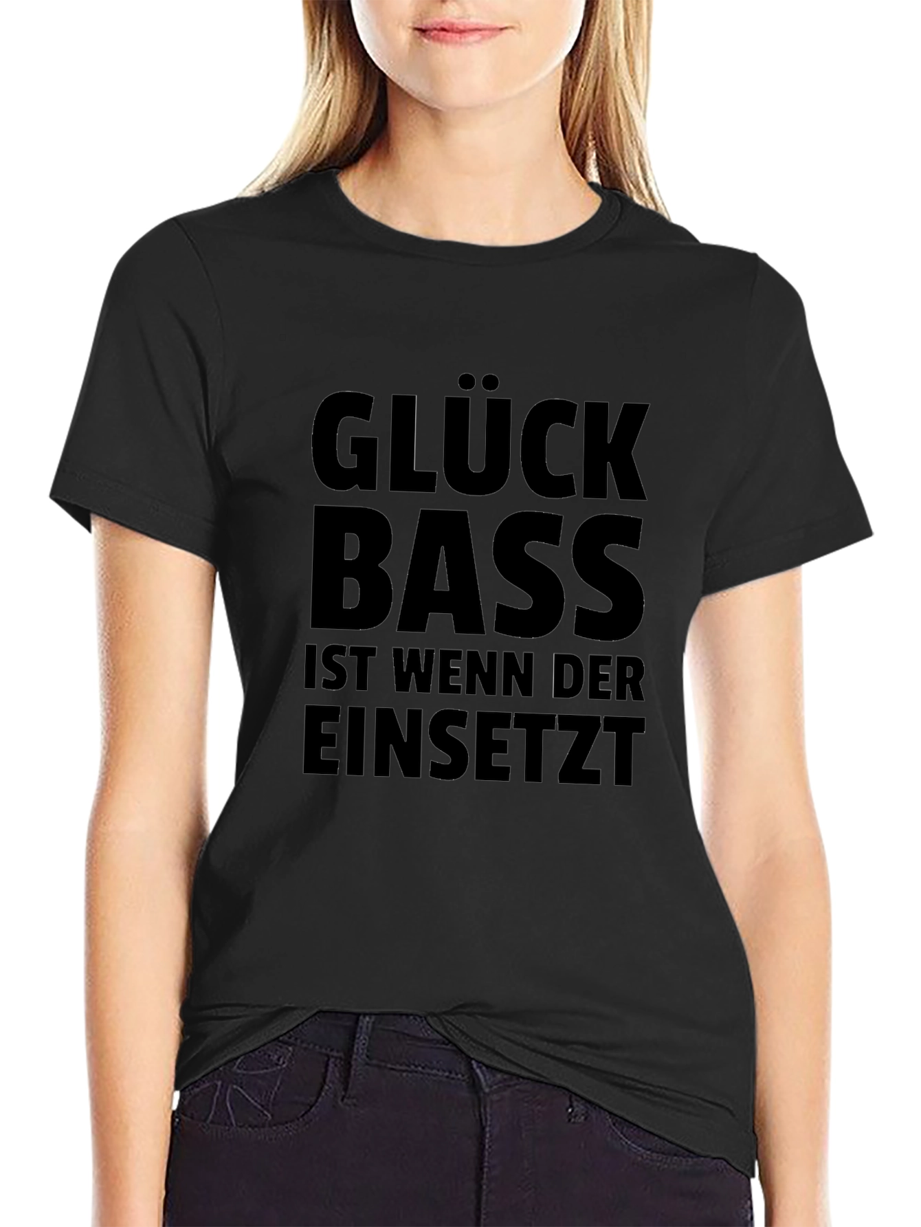 Glück Bass T-Shirt - Music Lover Tee