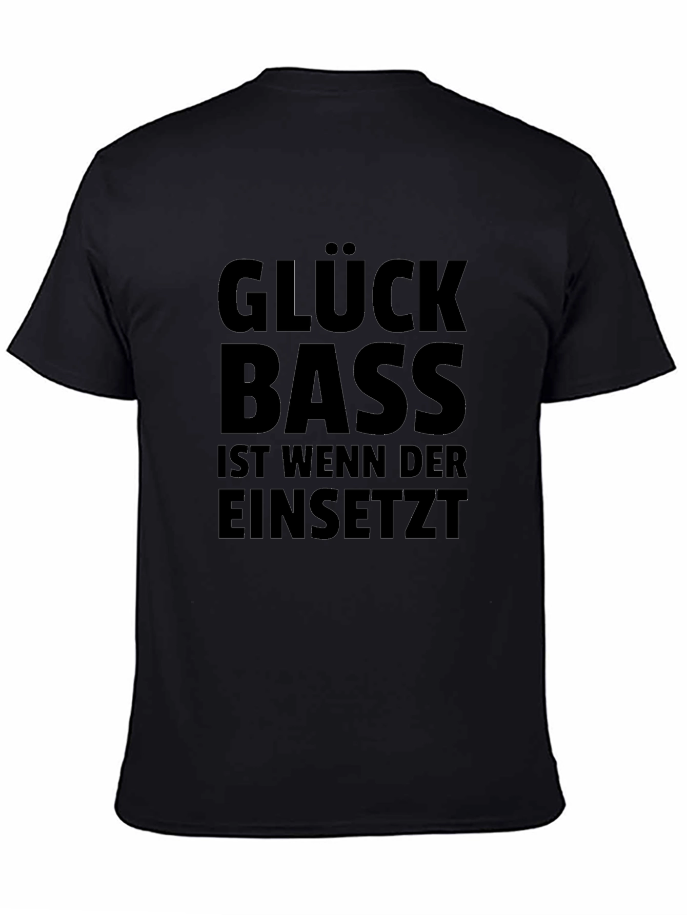 Glück Bass T-Shirt - Music Lover Tee