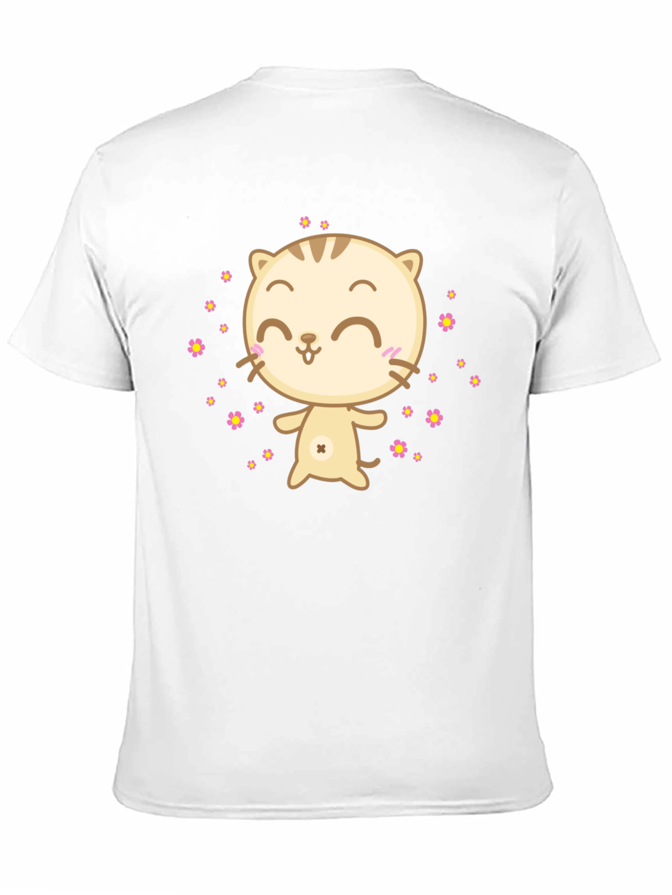 Cute Cat T-Shirt - Black Graphic Tee
