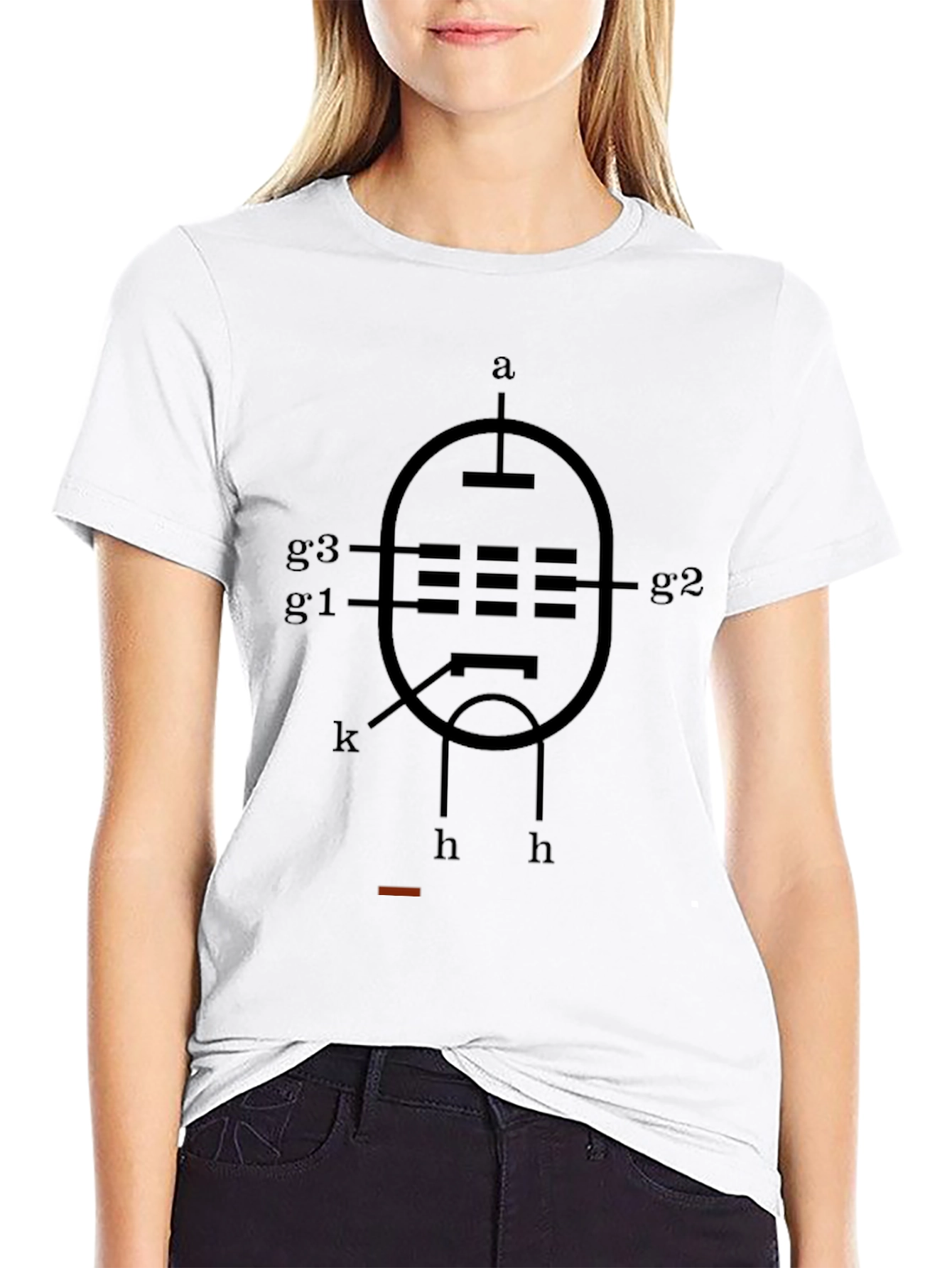 Vacuum Tube Circuit Diagram T-Shirt - Geeky Tech Apparel