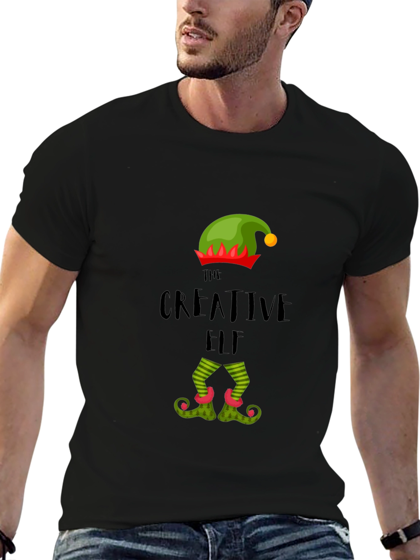 Creative Elf T-Shirt - Holiday Graphic Tee