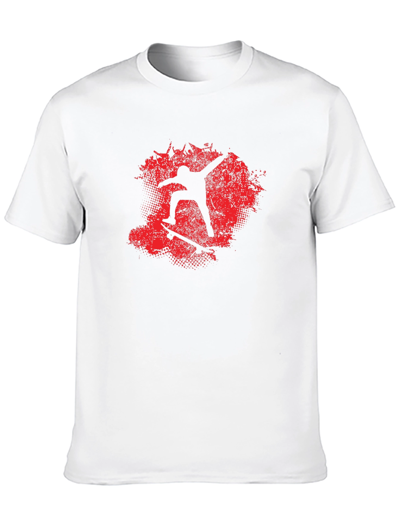 Skateboarding Silhouette Graphic T-Shirt