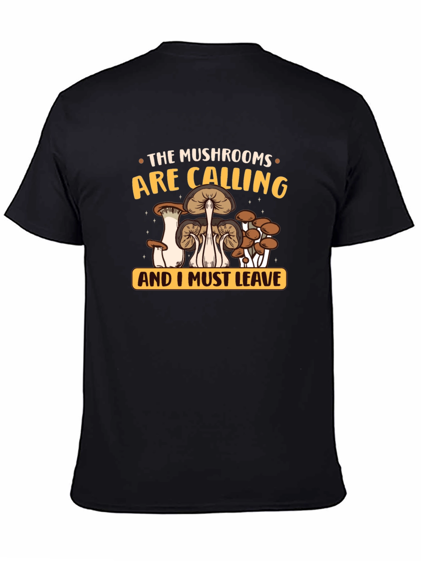 Mushroom Calling Graphic Tee - Nature Lovers T-Shirt