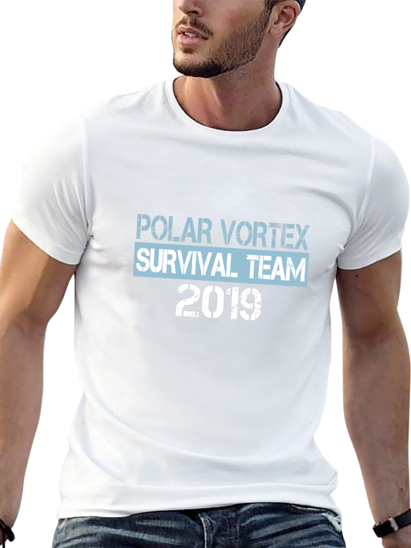 Polar Vortex Survival Team 2019 Black T-Shirt