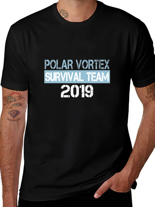 Polar Vortex Survival Team 2019 Black T-Shirt