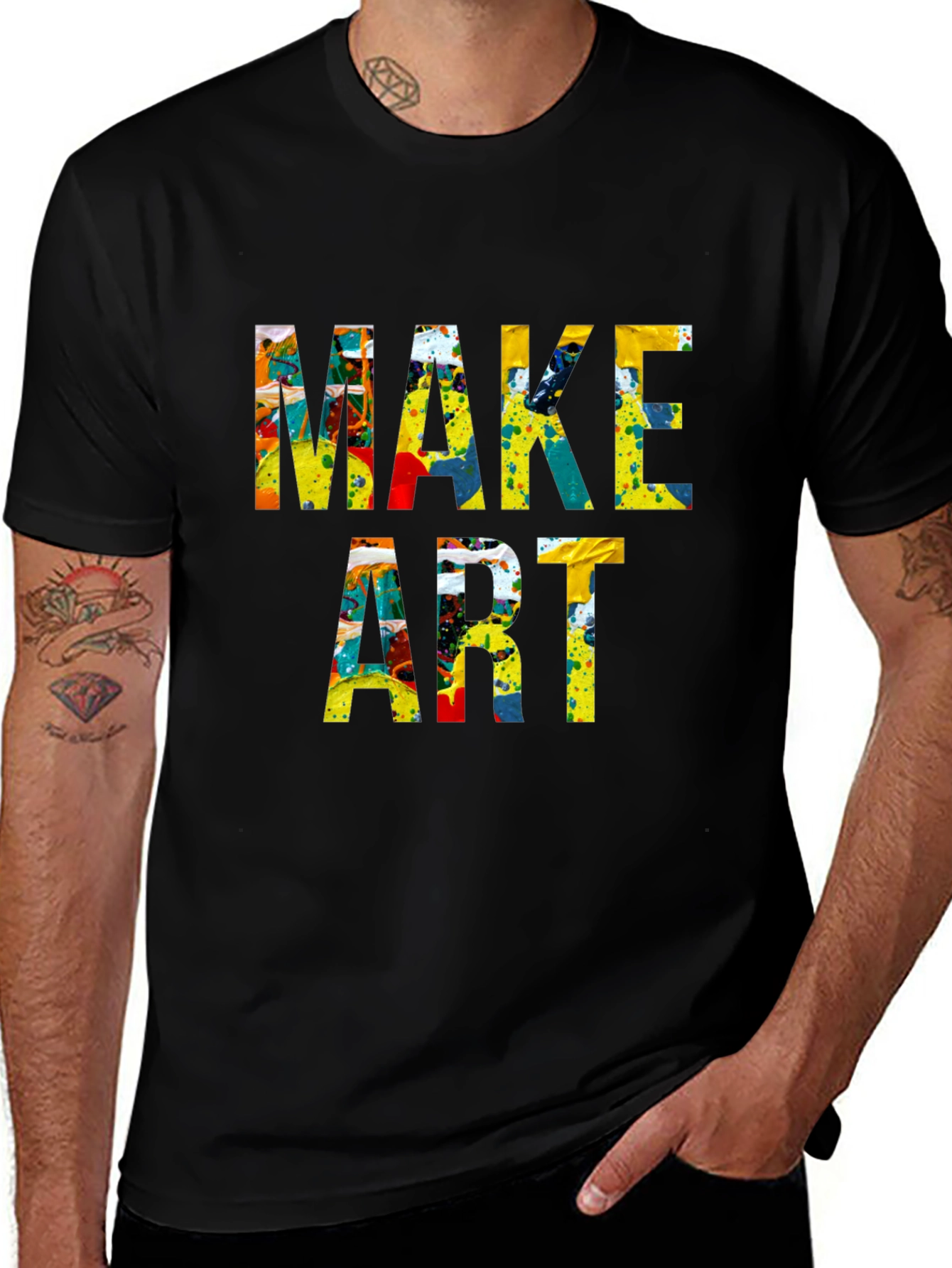 Make Art Graphic T-Shirt
