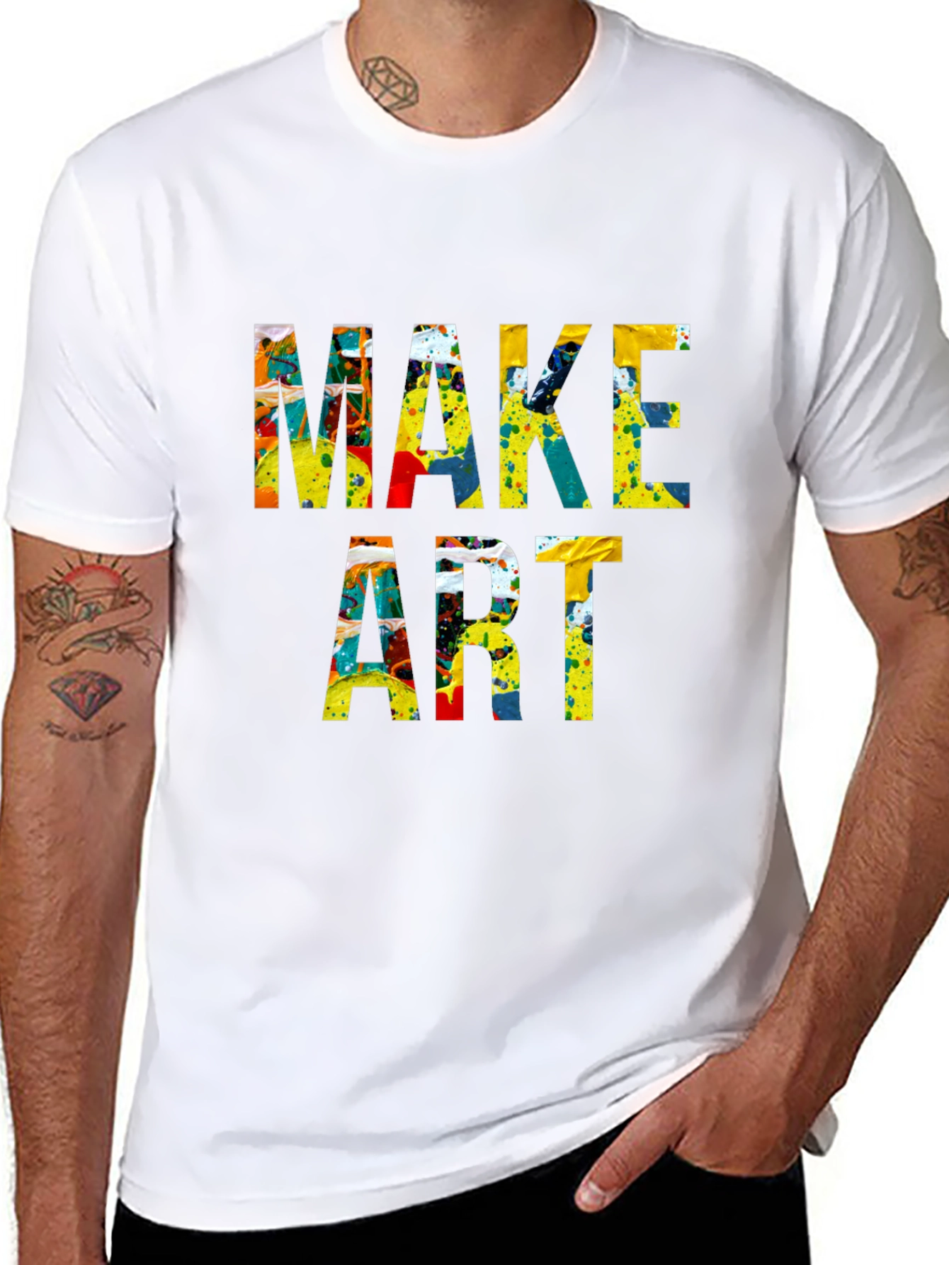 Make Art Graphic T-Shirt