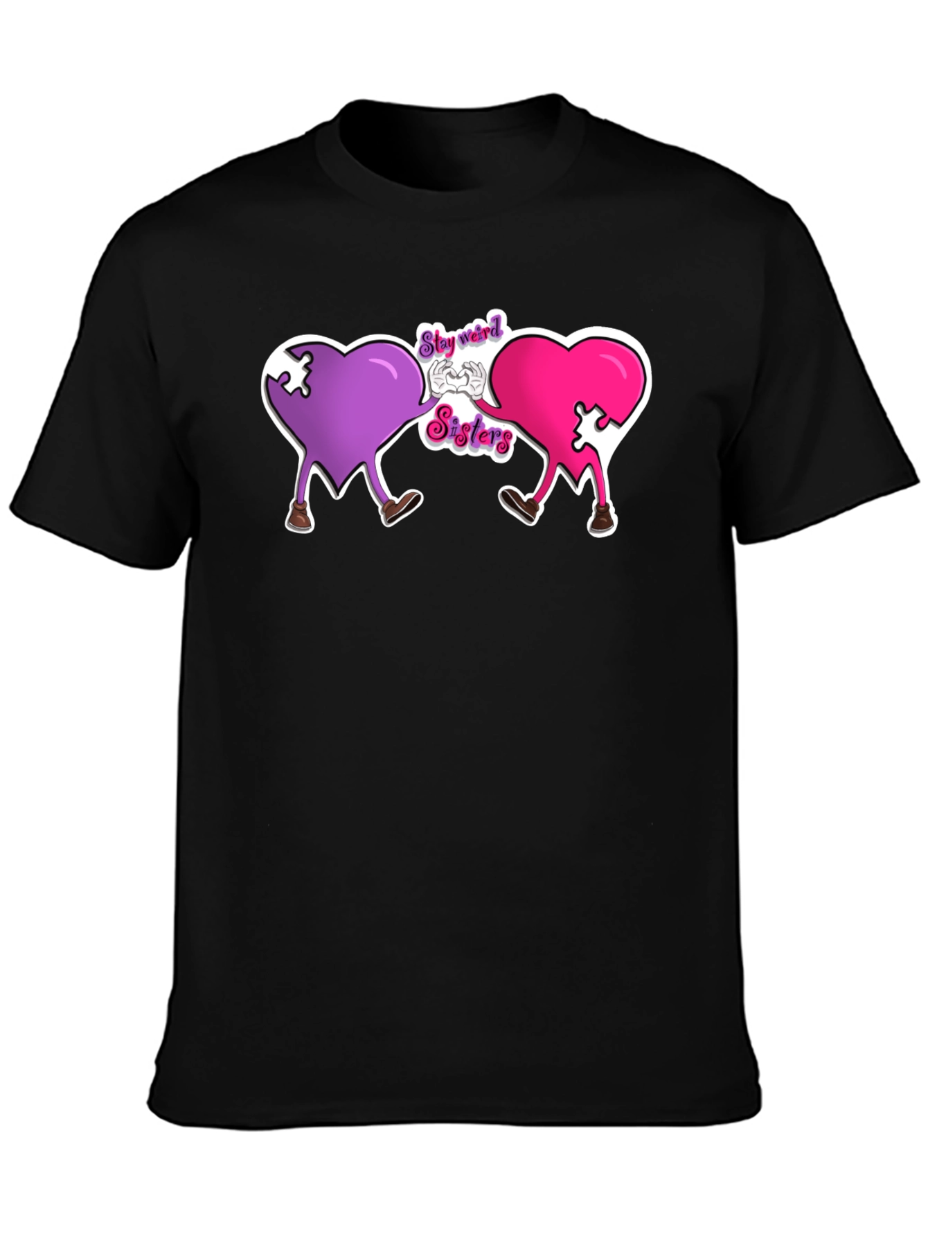 Stay Weird Sisters Graphic T-Shirt