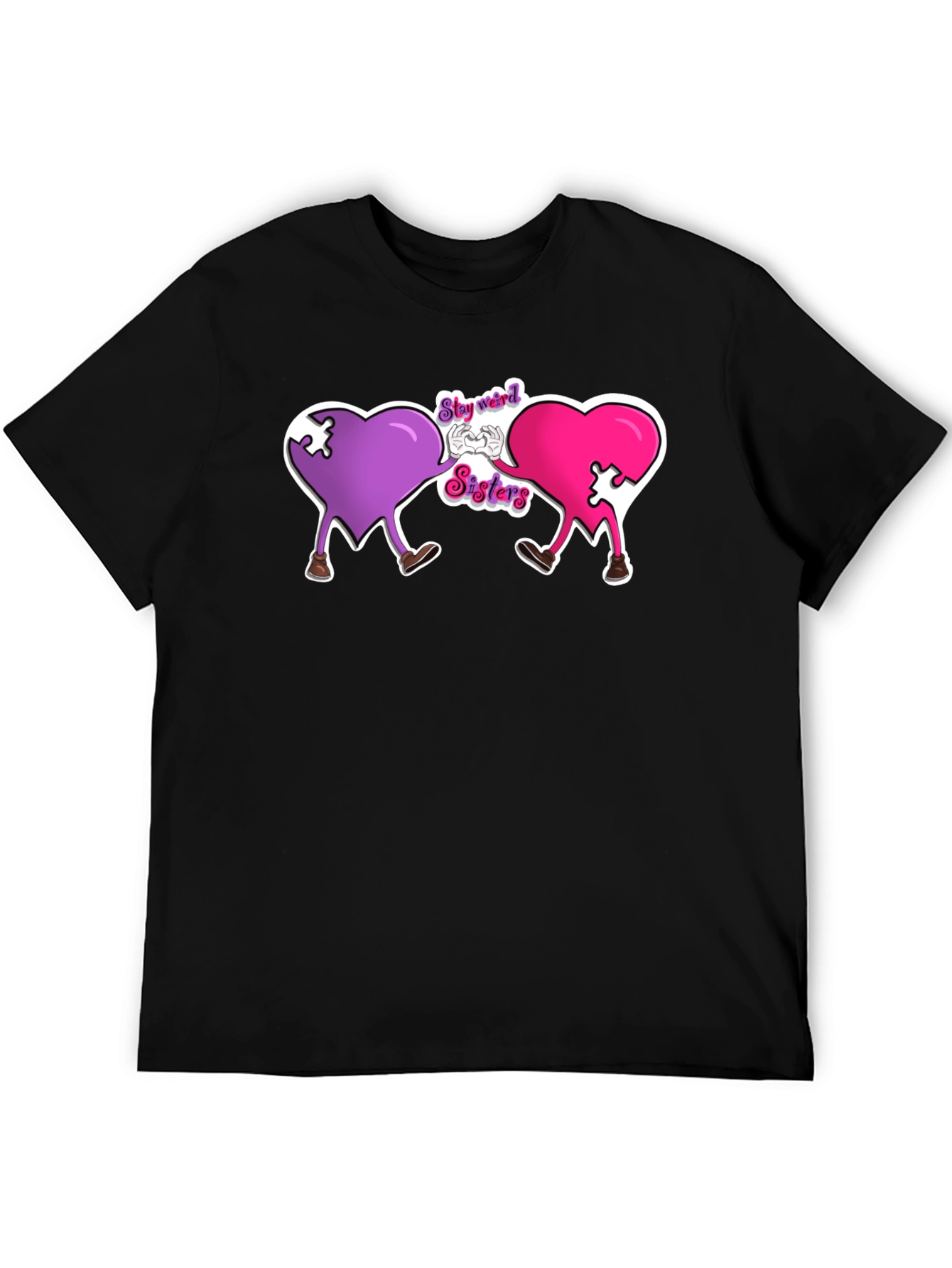 Stay Weird Sisters Graphic T-Shirt