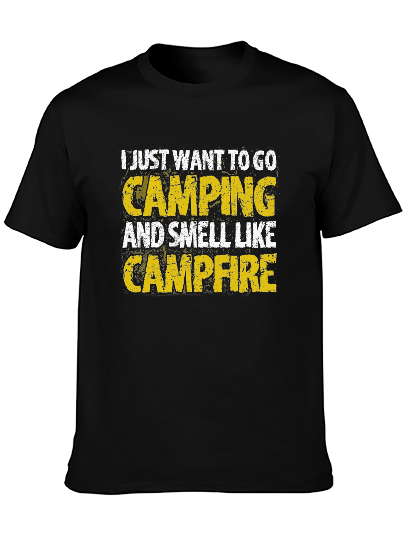 Camping Campfire Smell Graphic T-Shirt