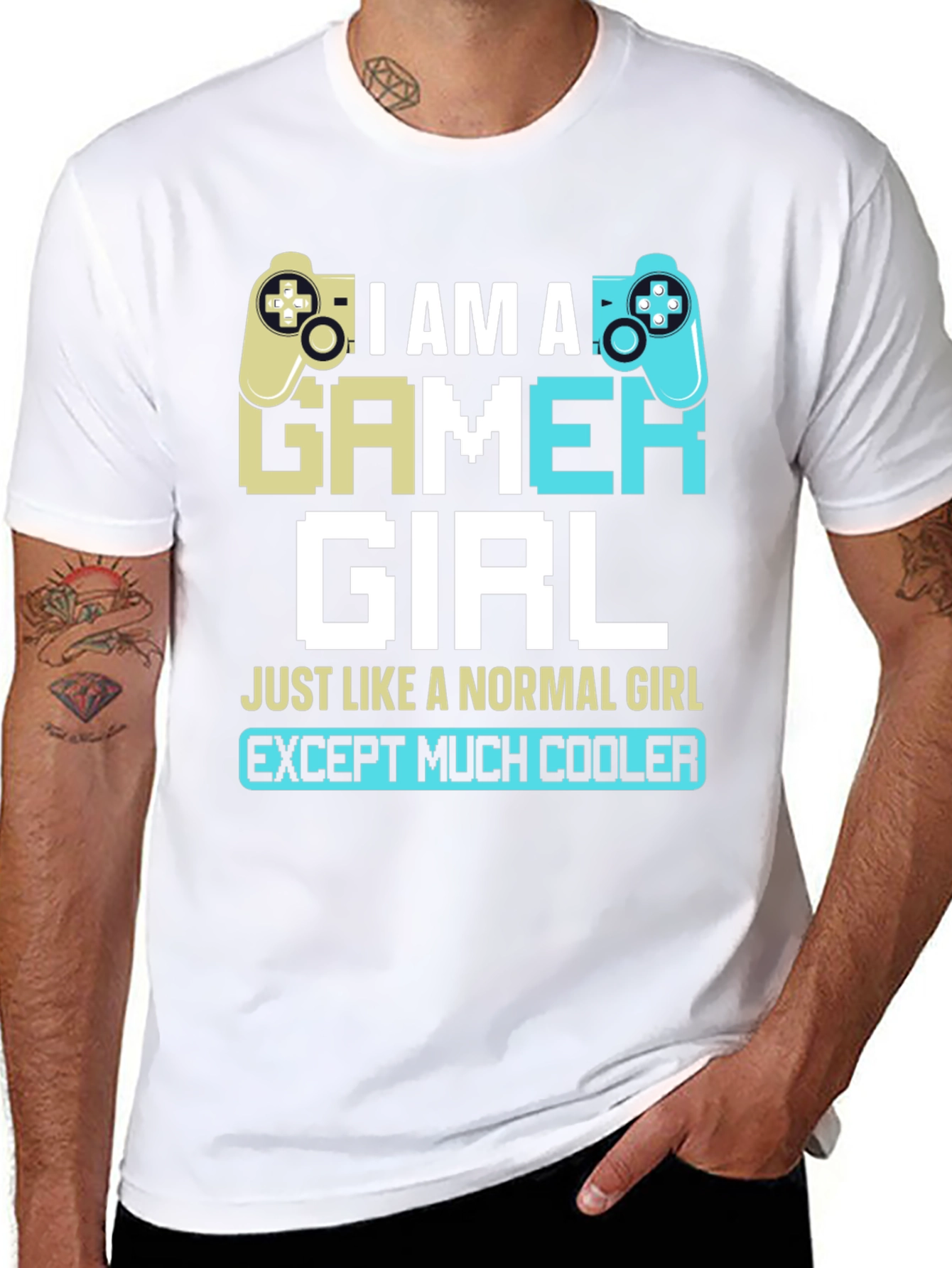 I Am A Gamer Girl Graphic T-Shirt