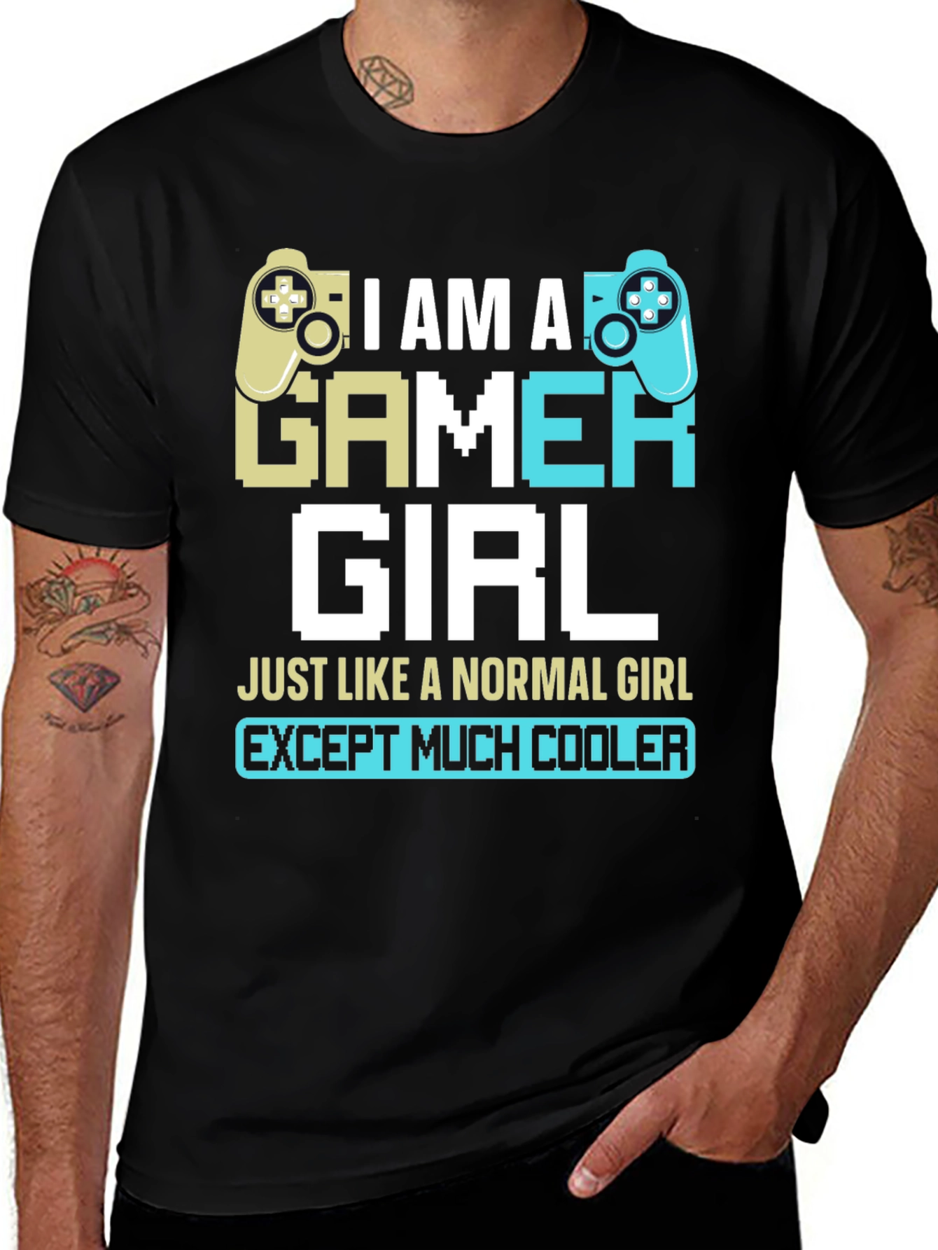 I Am A Gamer Girl Graphic T-Shirt