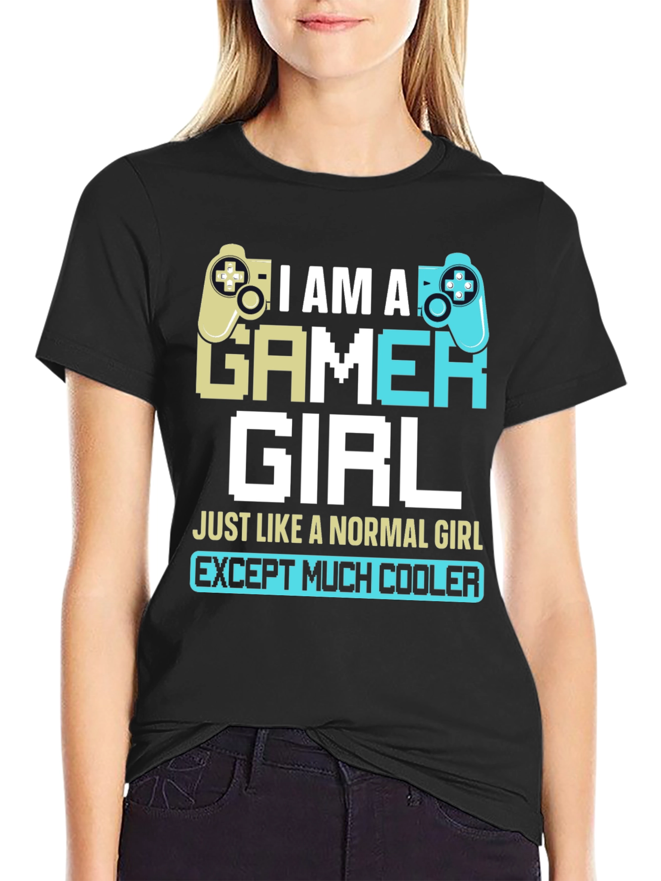 I Am A Gamer Girl Graphic T-Shirt