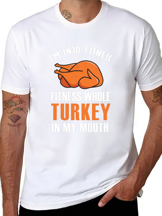 Funny Turkey Fitness T-Shirt