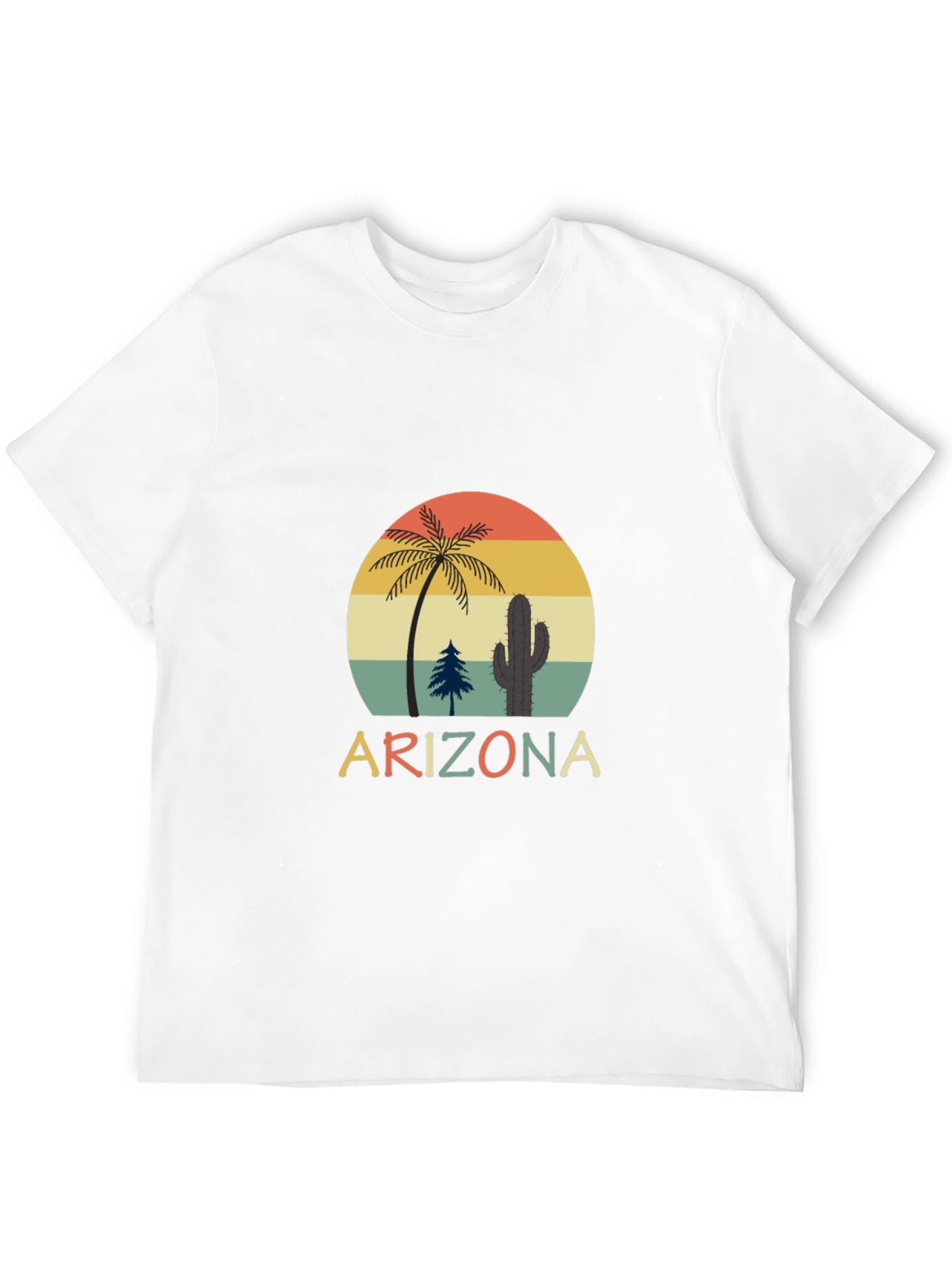 Retro Arizona T-Shirt - Desert Sunset Graphic Tee