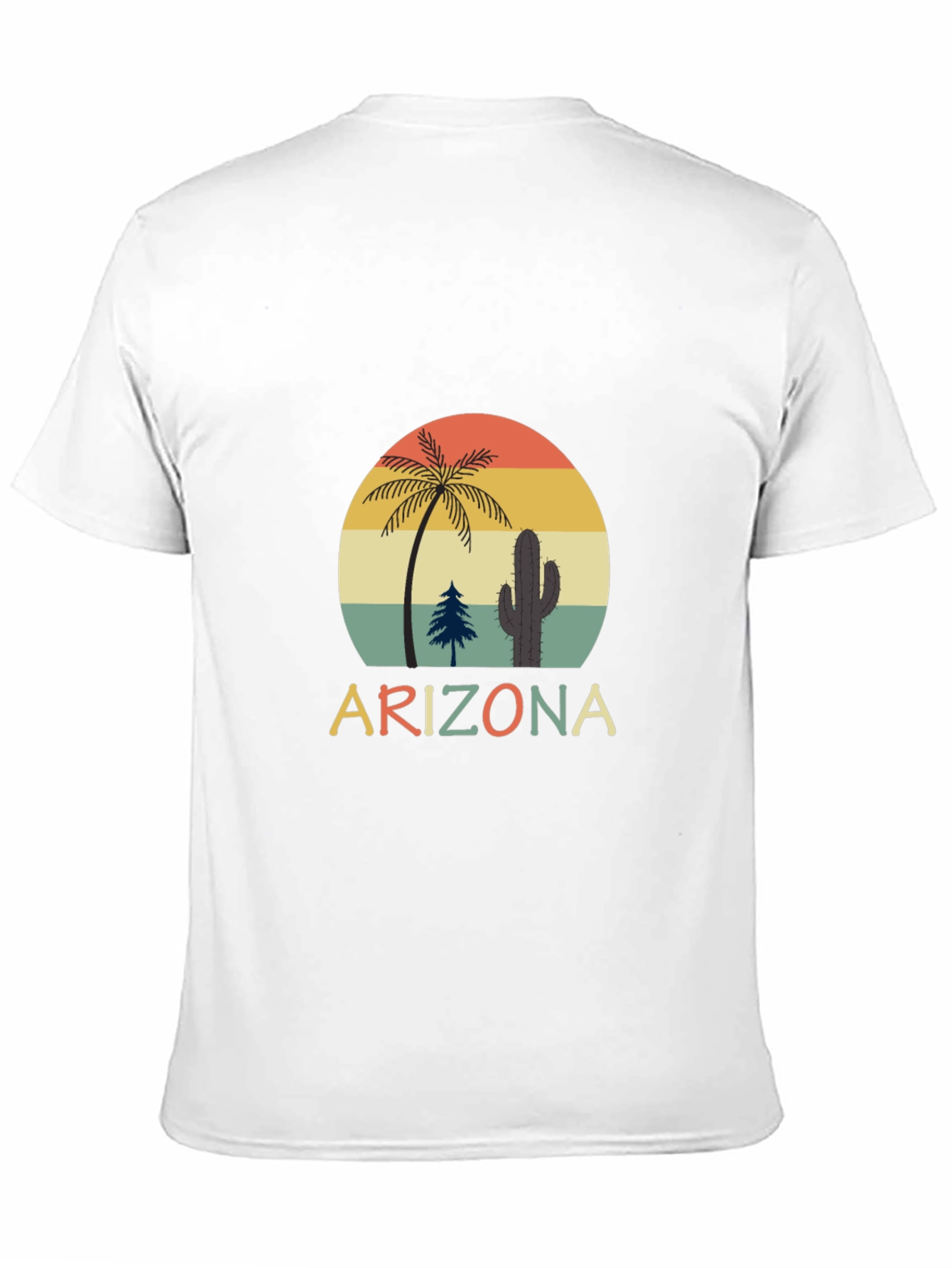 Retro Arizona T-Shirt - Desert Sunset Graphic Tee