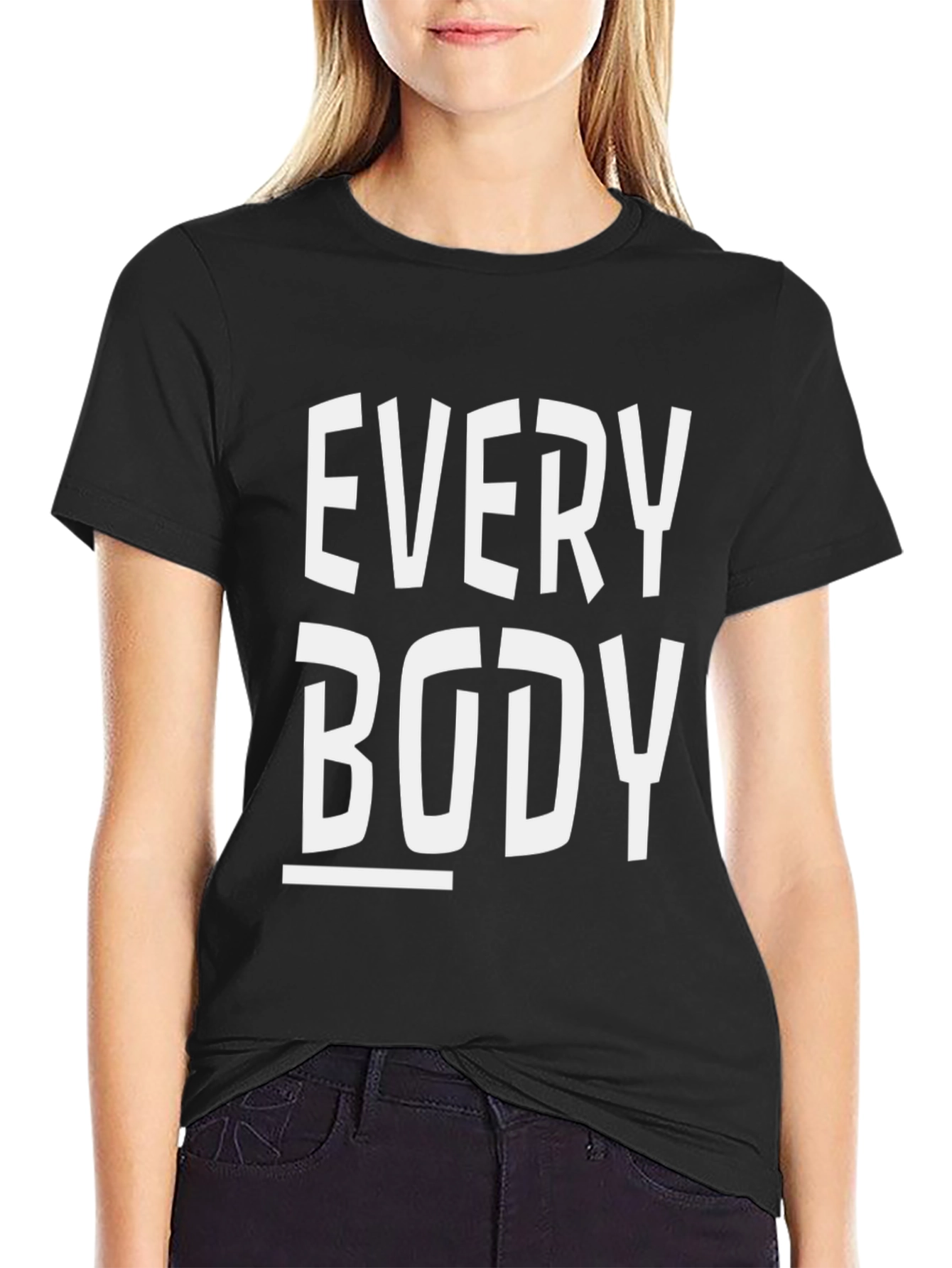 Everybody Graphic T-Shirt - Classic Crew Neck Tee