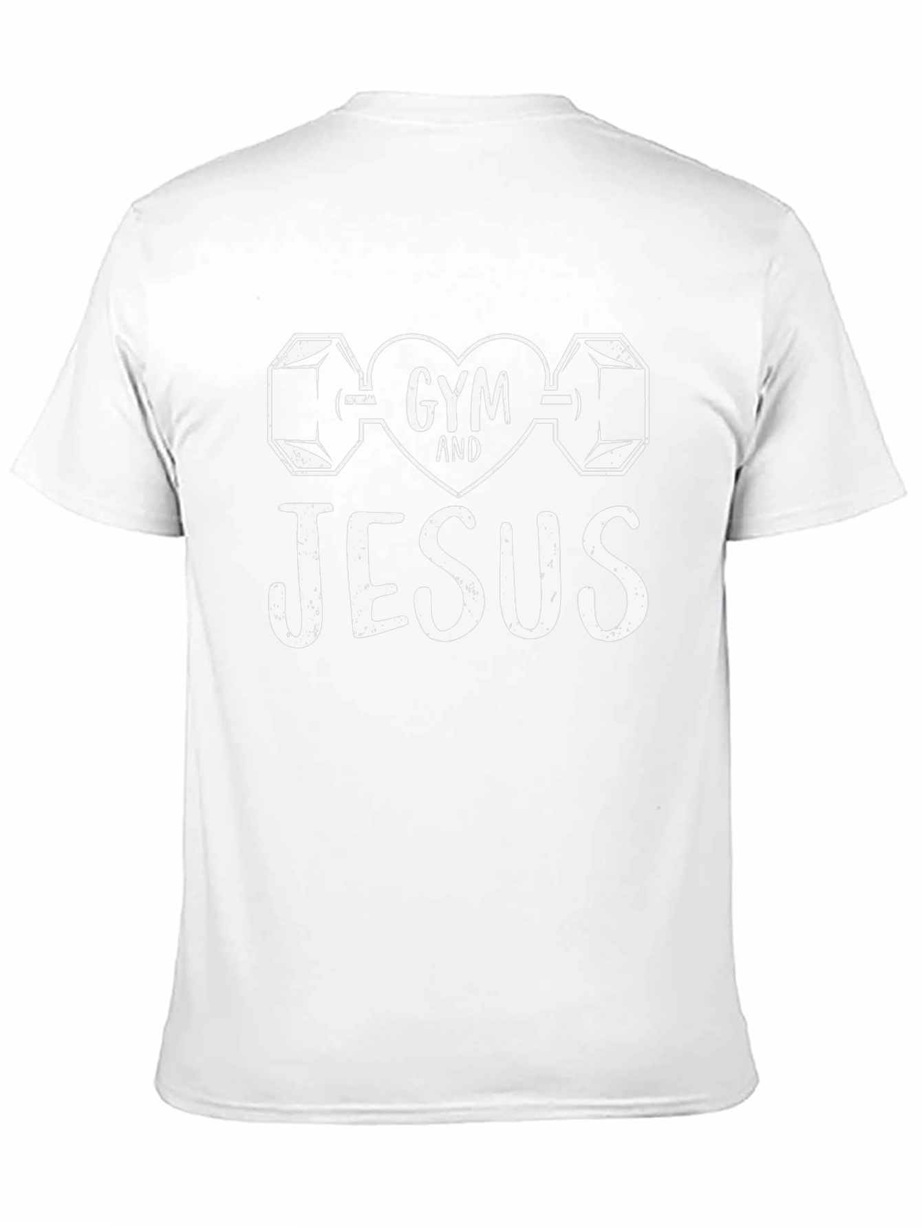 Gym and Jesus T-Shirt - Workout Christian Apparel