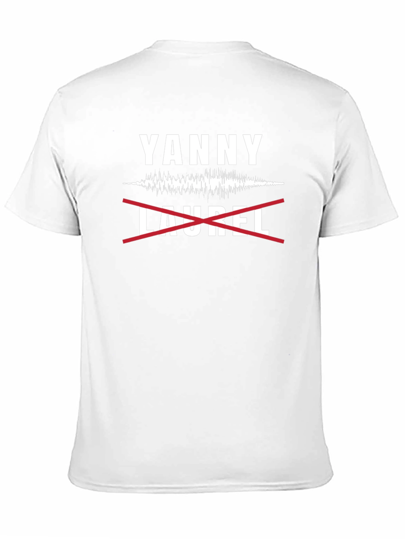 Yanny Not Laurel Crew Neck T-Shirt