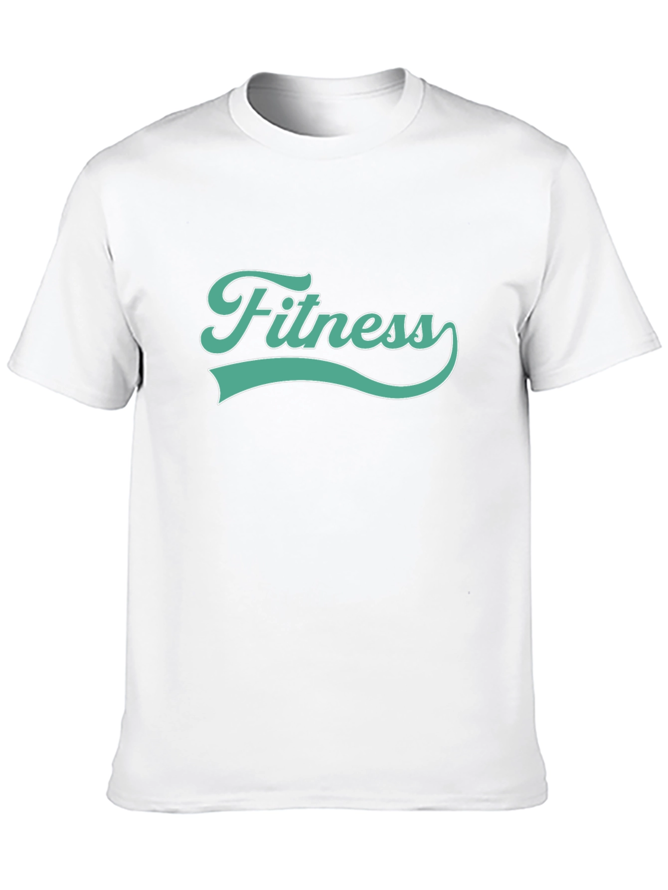 Fitness Graphic Tee - Black Cotton