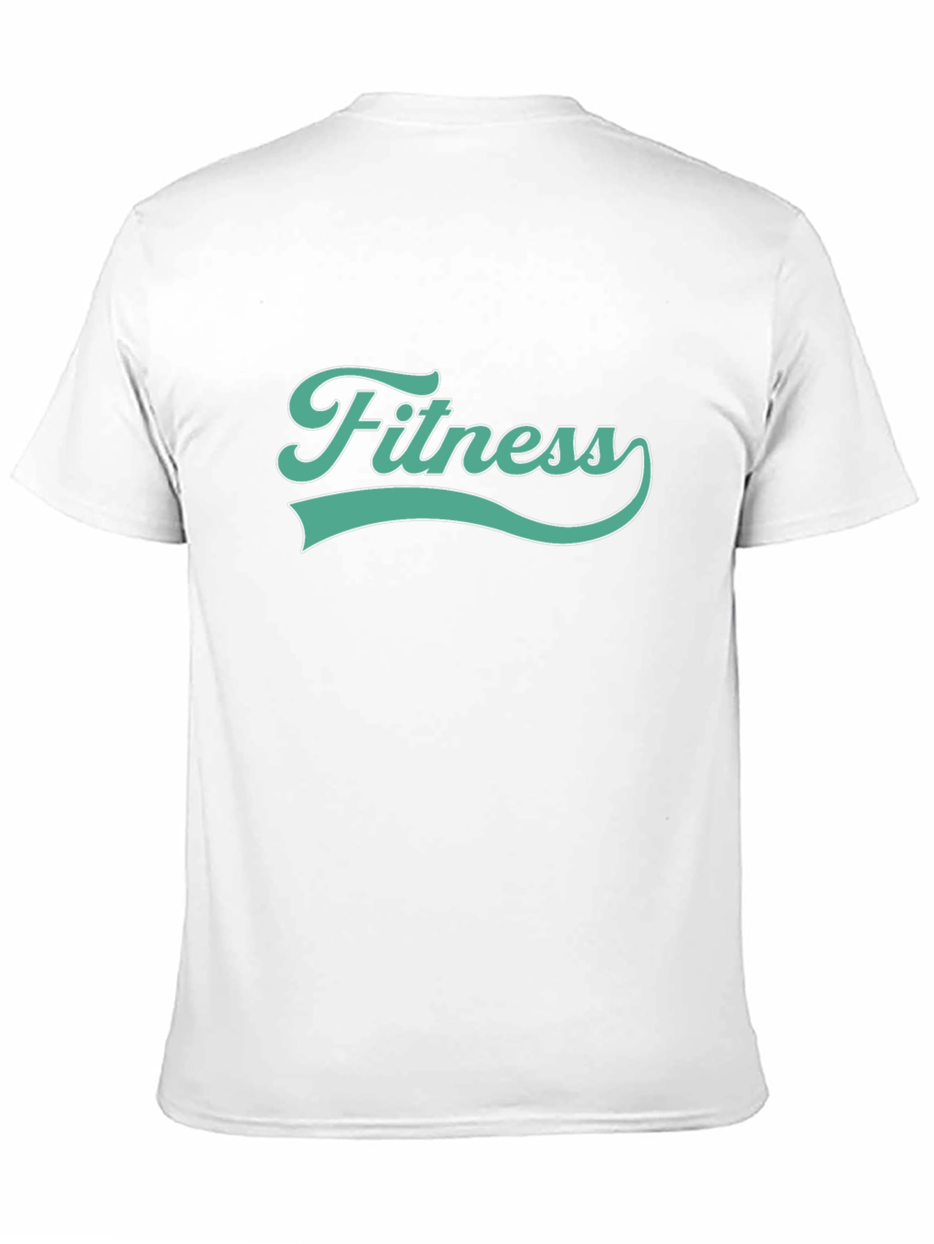 Fitness Graphic Tee - Black Cotton