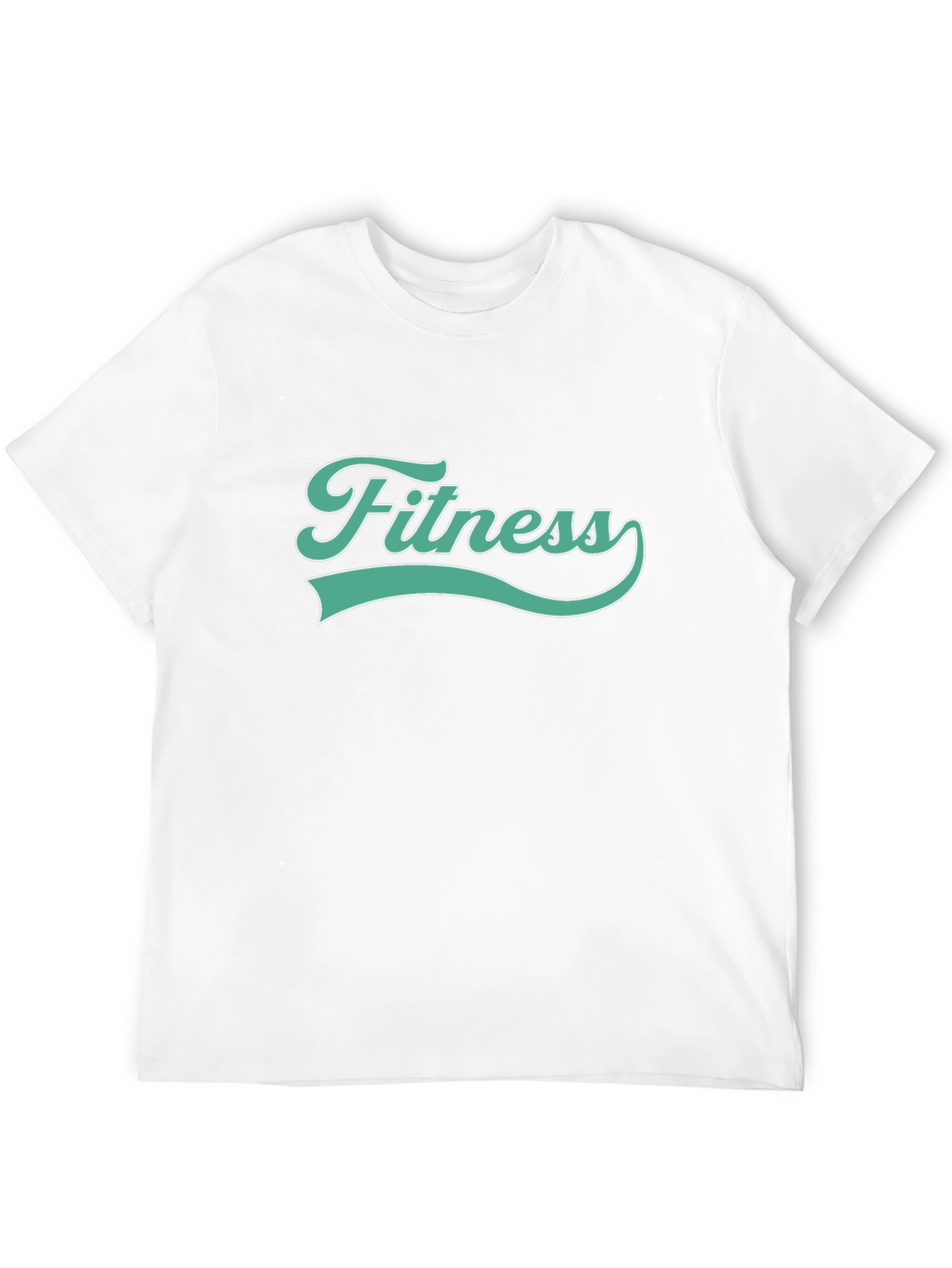Fitness Graphic Tee - Black Cotton
