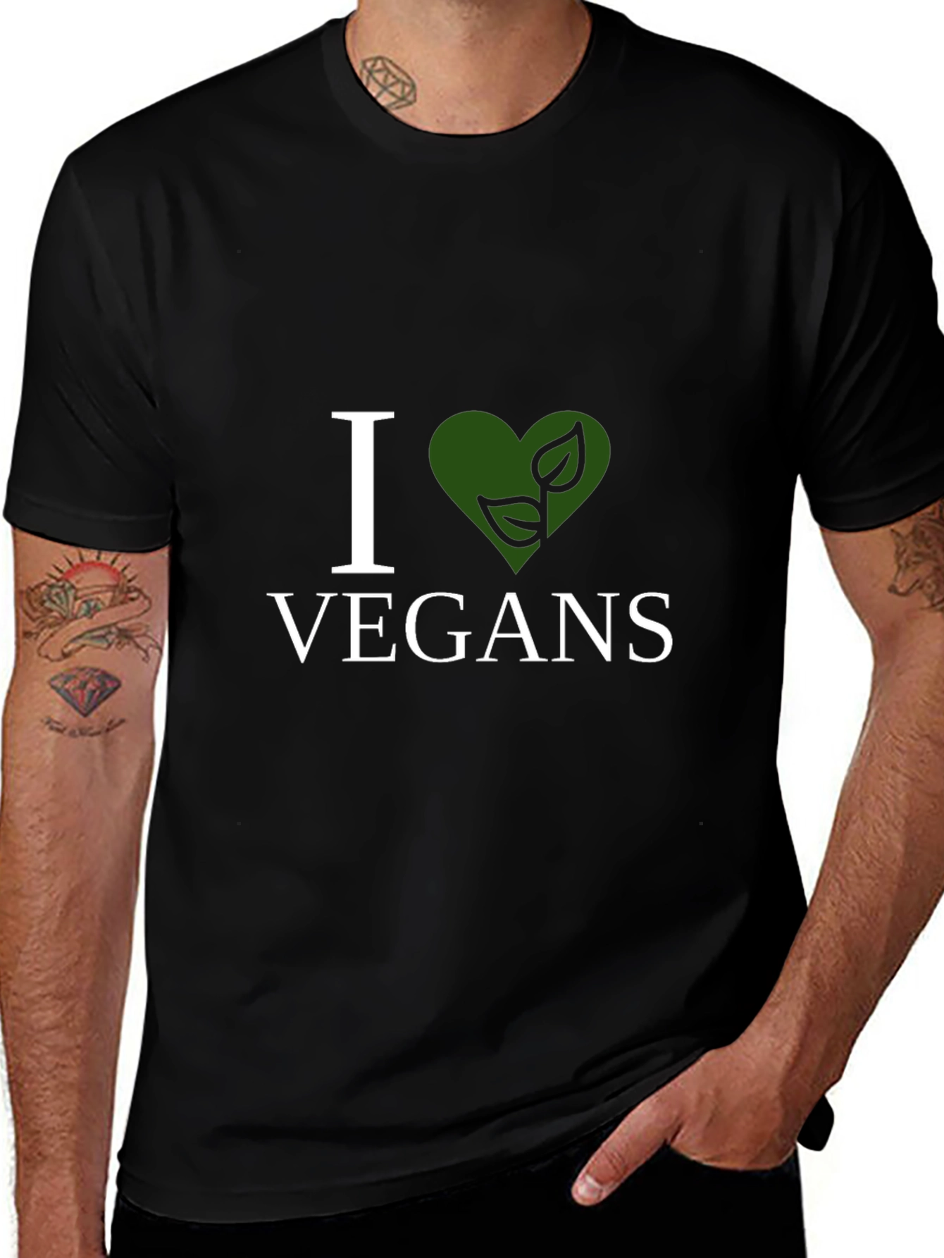 I Heart Vegans T-Shirt - Vegan Lifestyle Tee