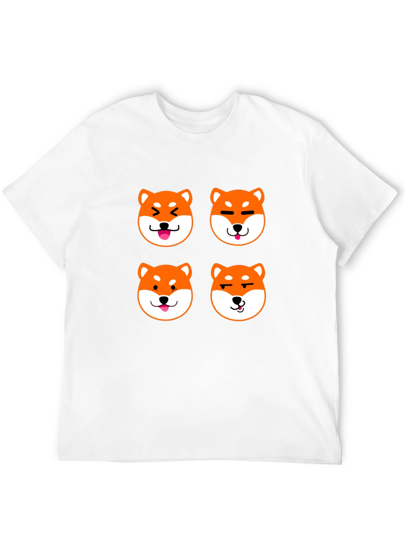 Shiba Inu Emoji T-Shirt - Dog Lover Tee