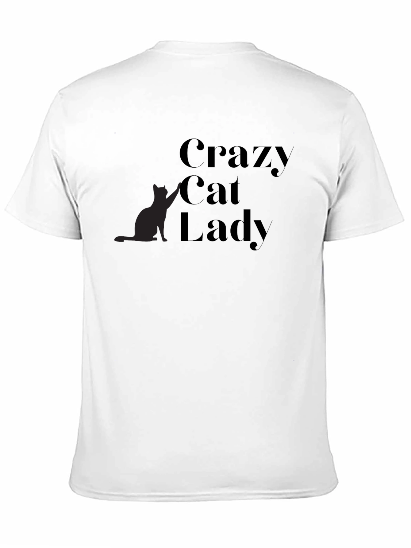 Crazy Cat Lady Black Graphic Tee