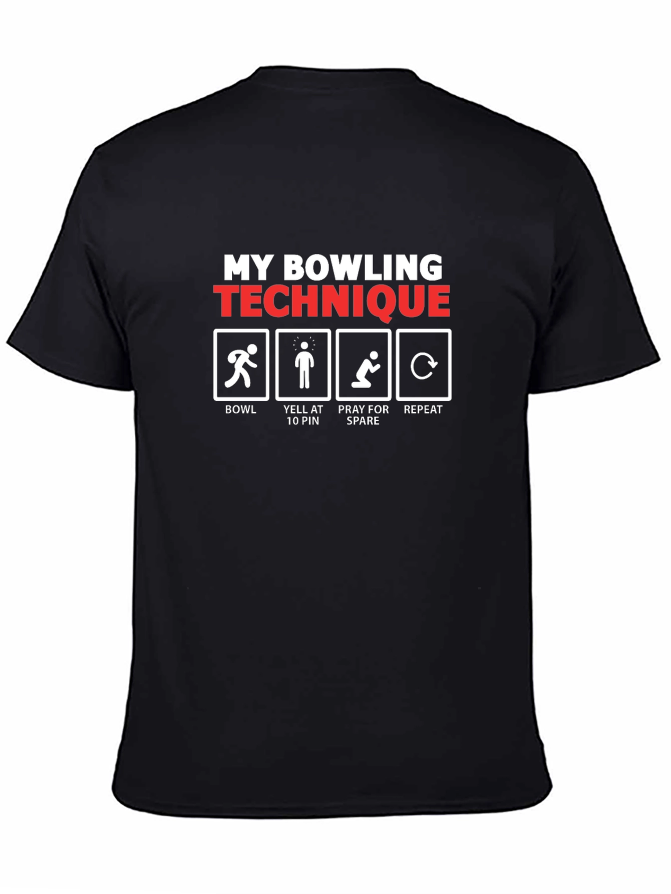 My Bowling Technique Graphic T-Shirt