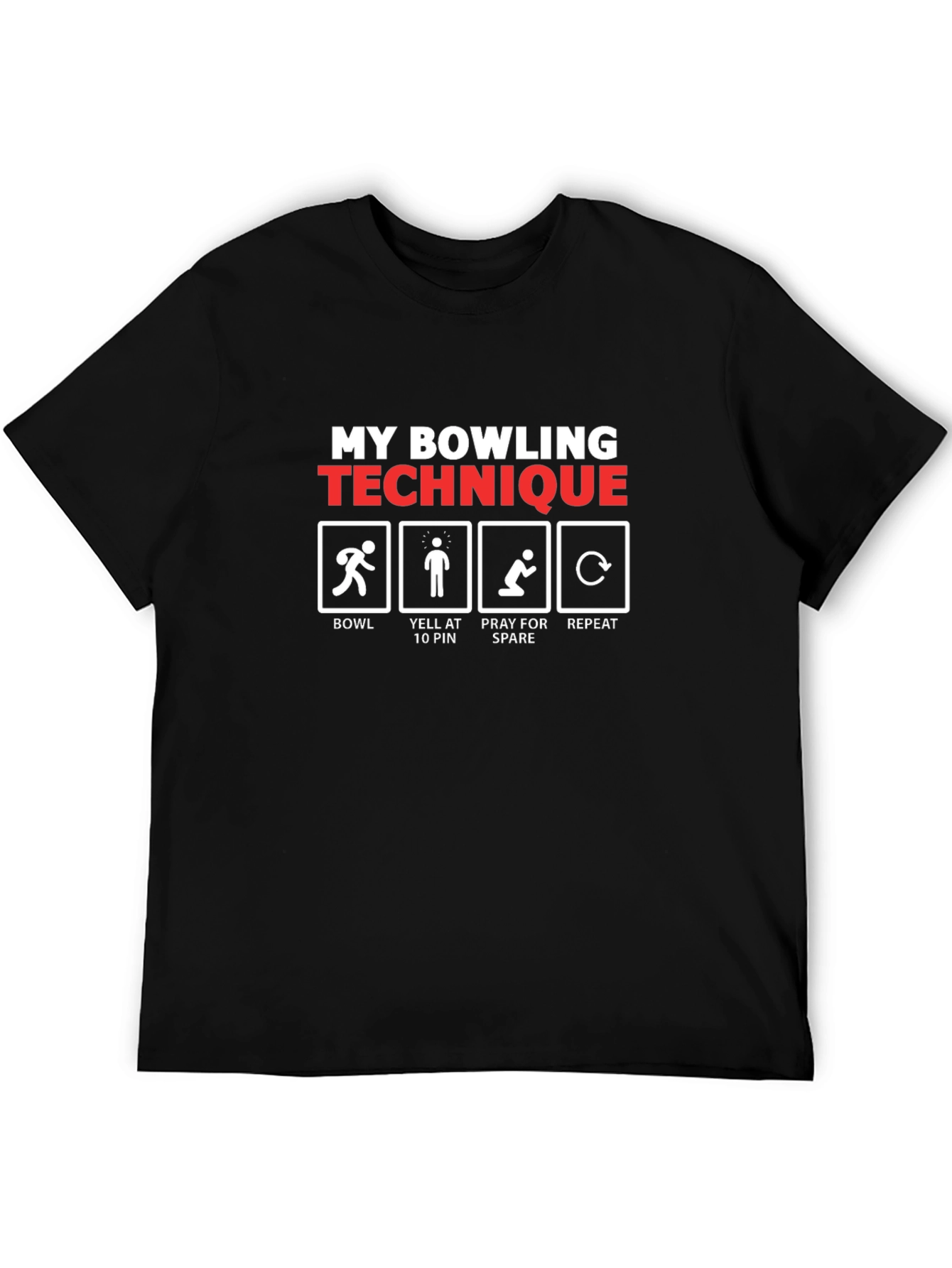 My Bowling Technique Graphic T-Shirt
