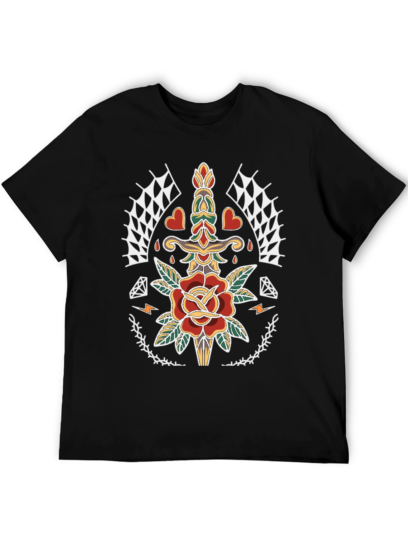 Tattoo Art Black T-Shirt