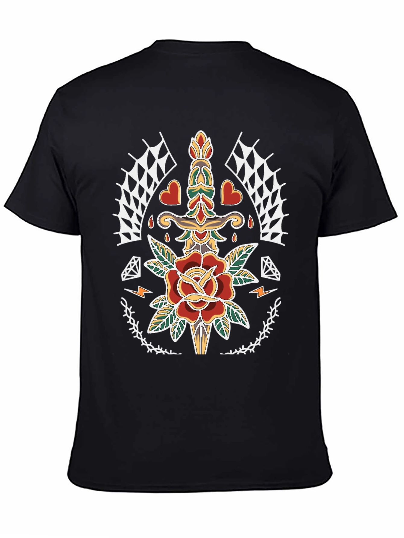 Tattoo Art Black T-Shirt